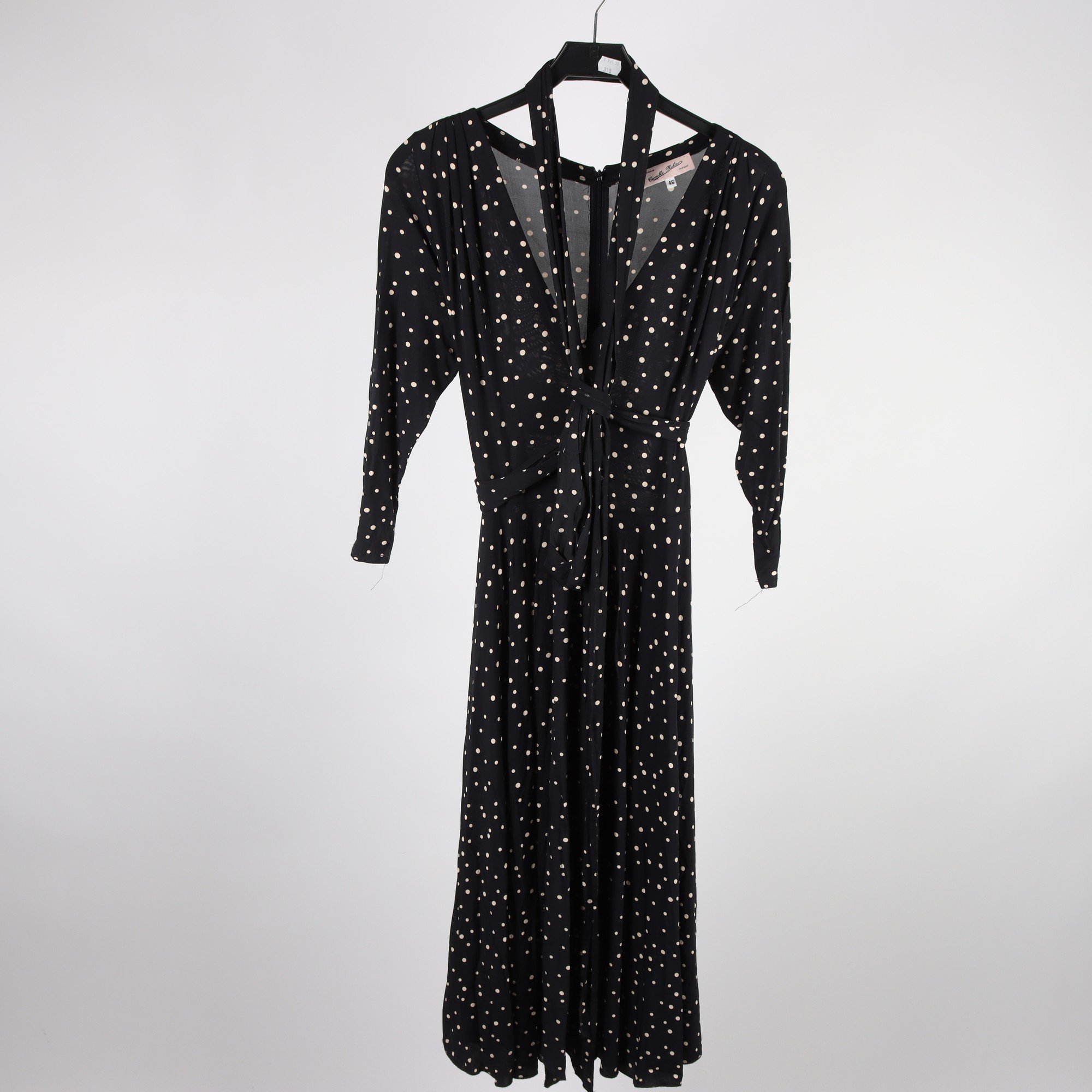 Klänning, Camilla Thulin, blå, vit, prickig, stl. 46