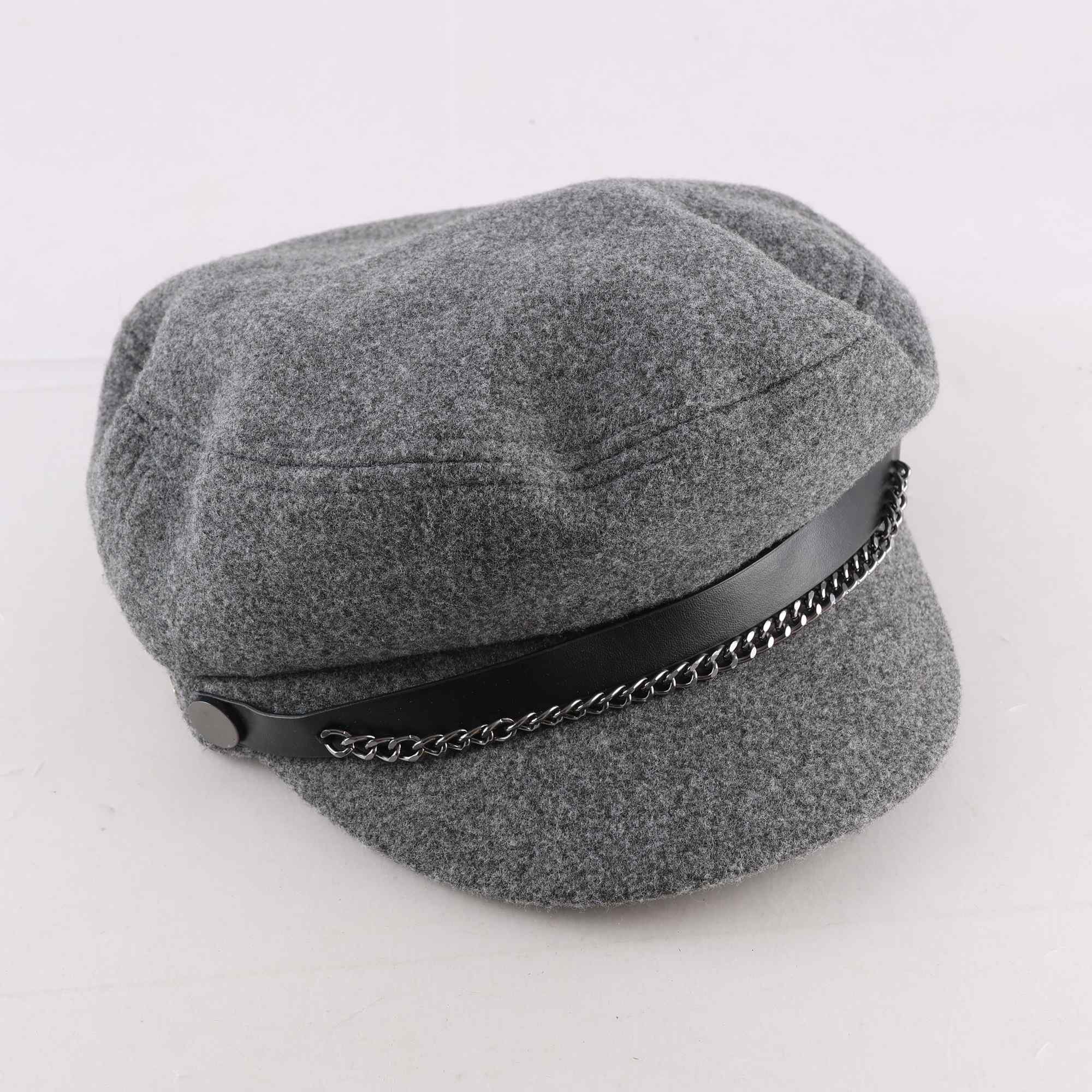 Skepparmössa, Seeberger, grå