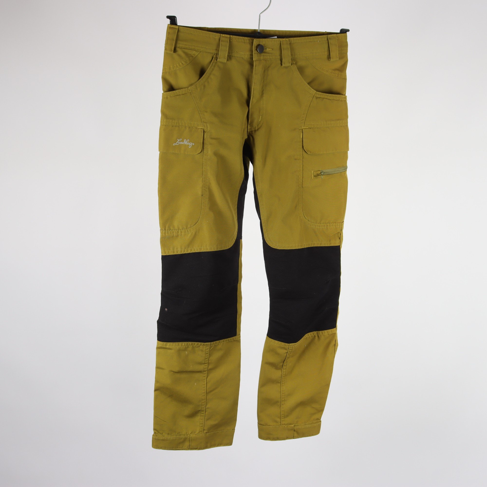 Friluftsbyxor, Lundhags, grön, stl. 146/152.