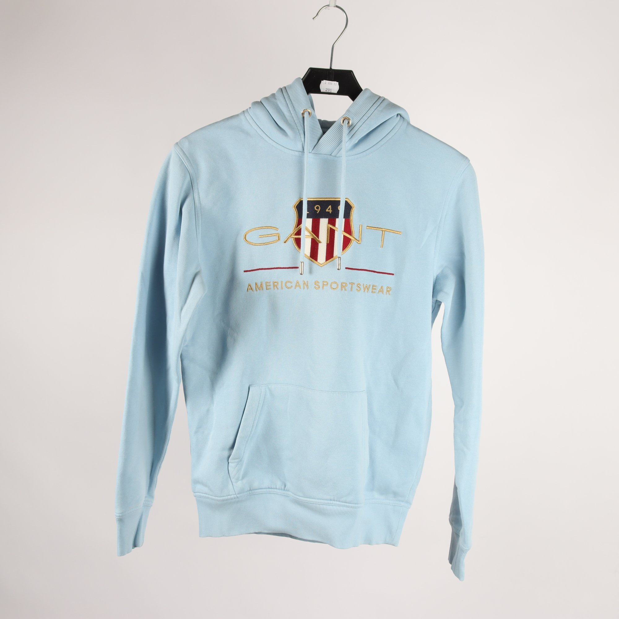 Hoodie, Gant, blå, stl. S