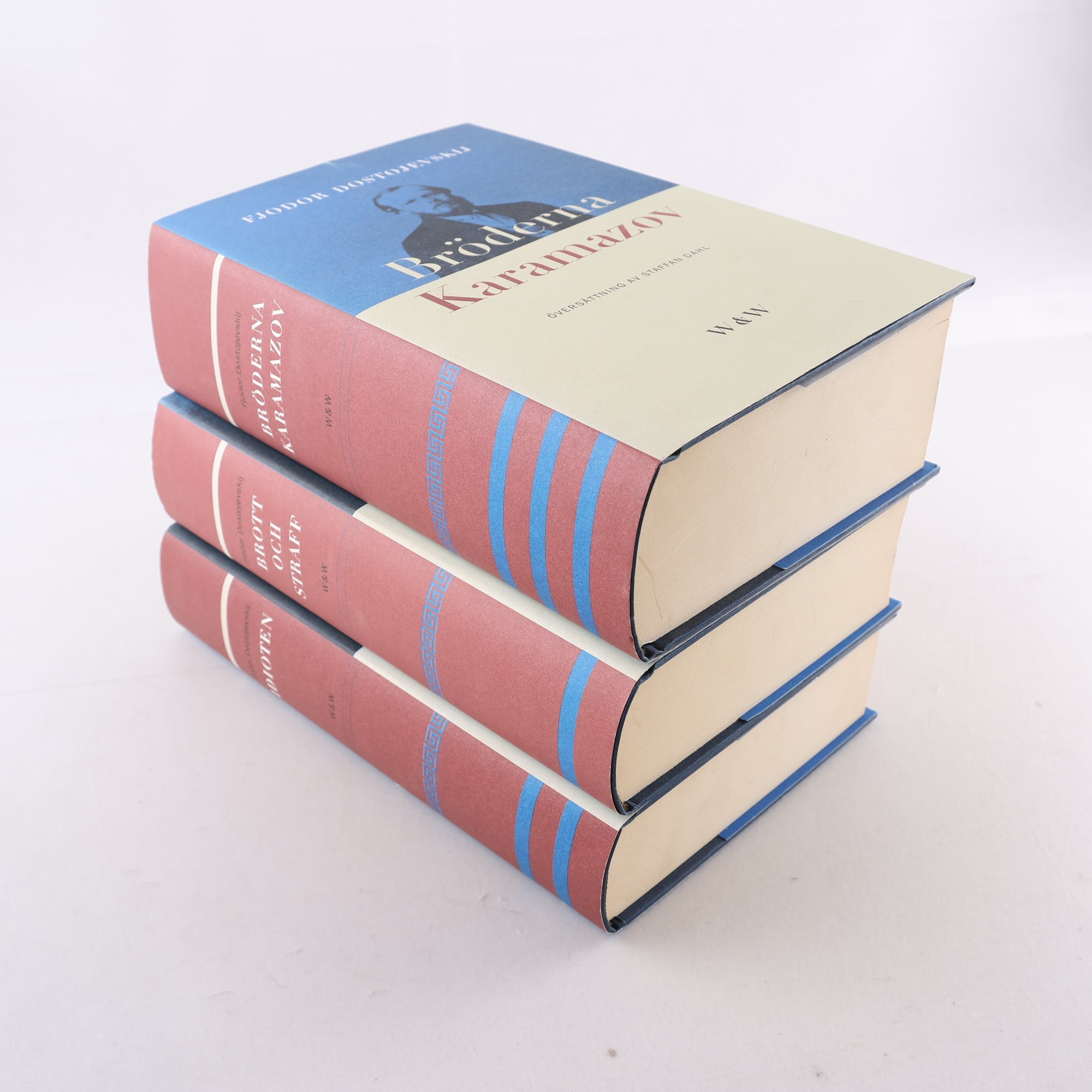 Fjodor Dostojevskij, bokpaket med 3 volymer