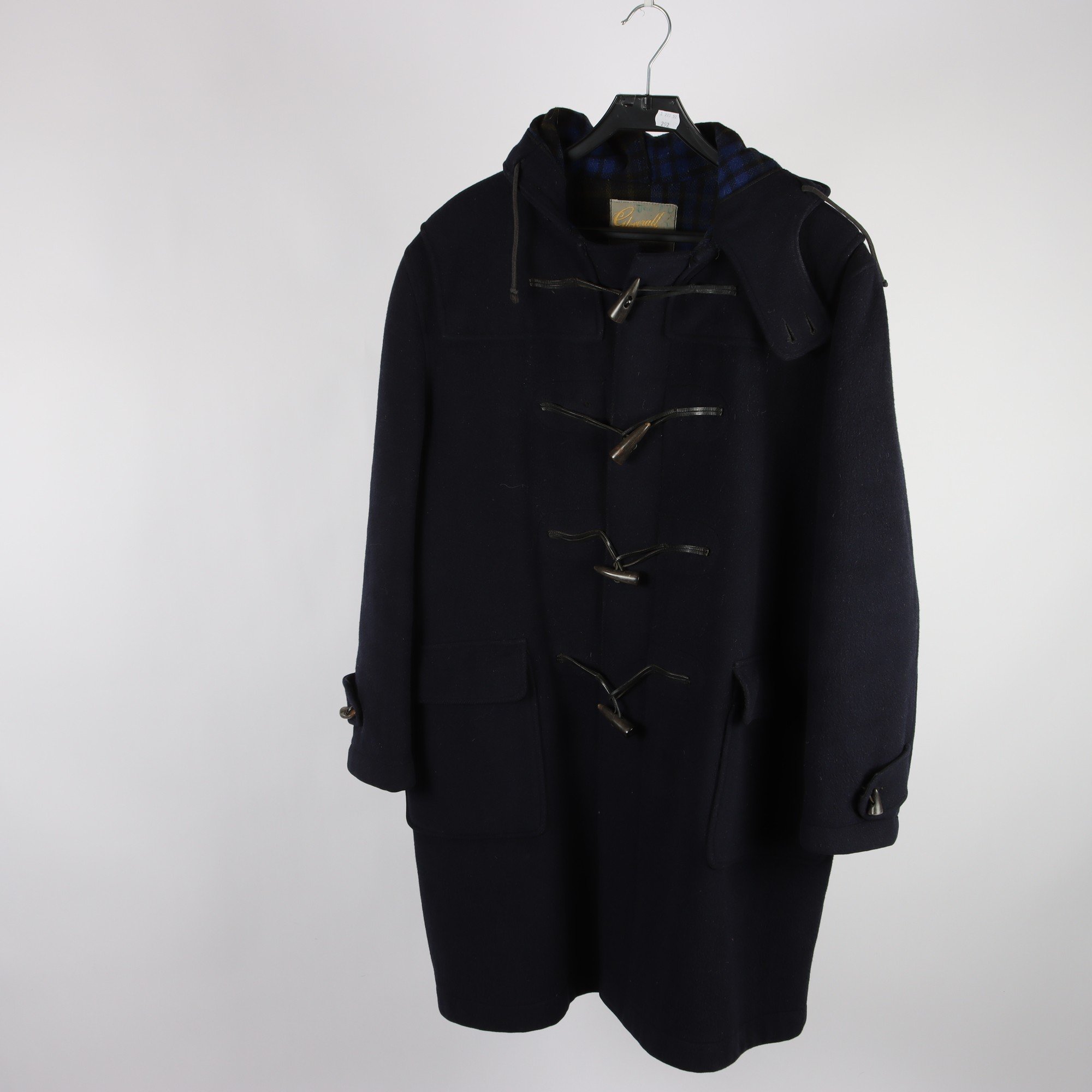 Duffel, Gloverall, blå, stl. 50