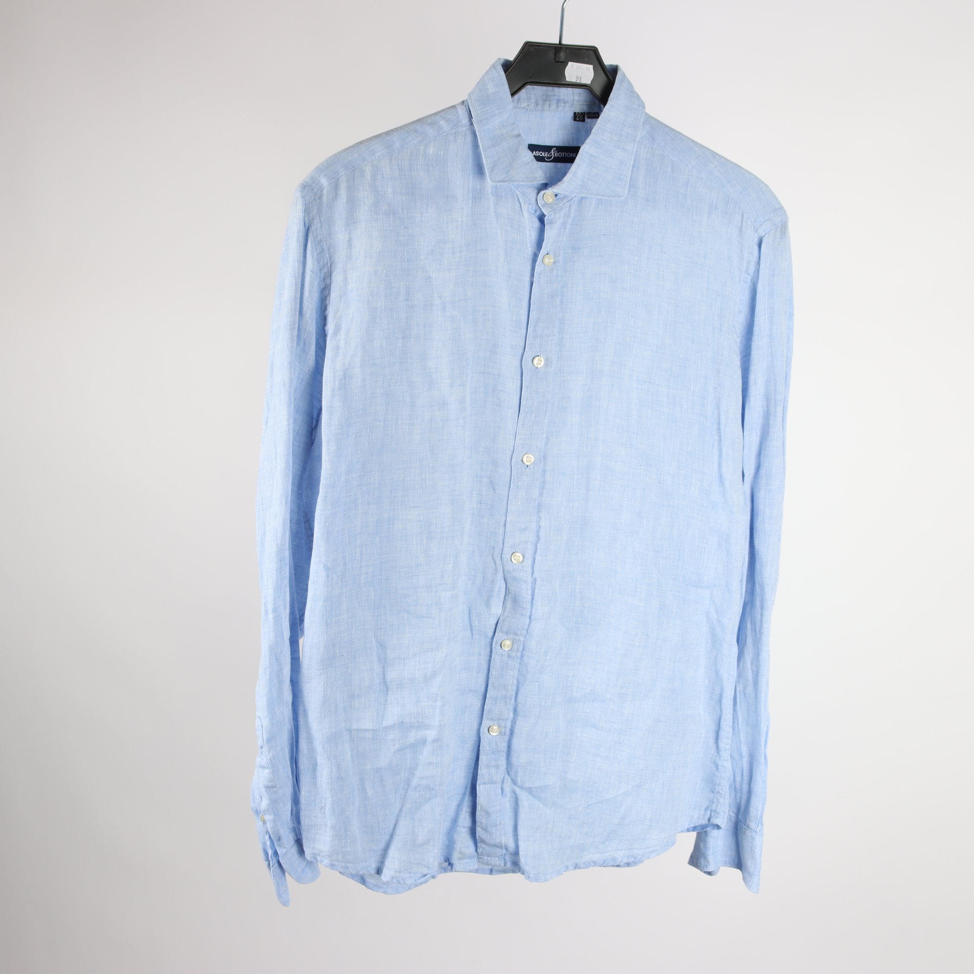 Skjorta, Asole & Bottoni, blå, stl. 40 (M)
