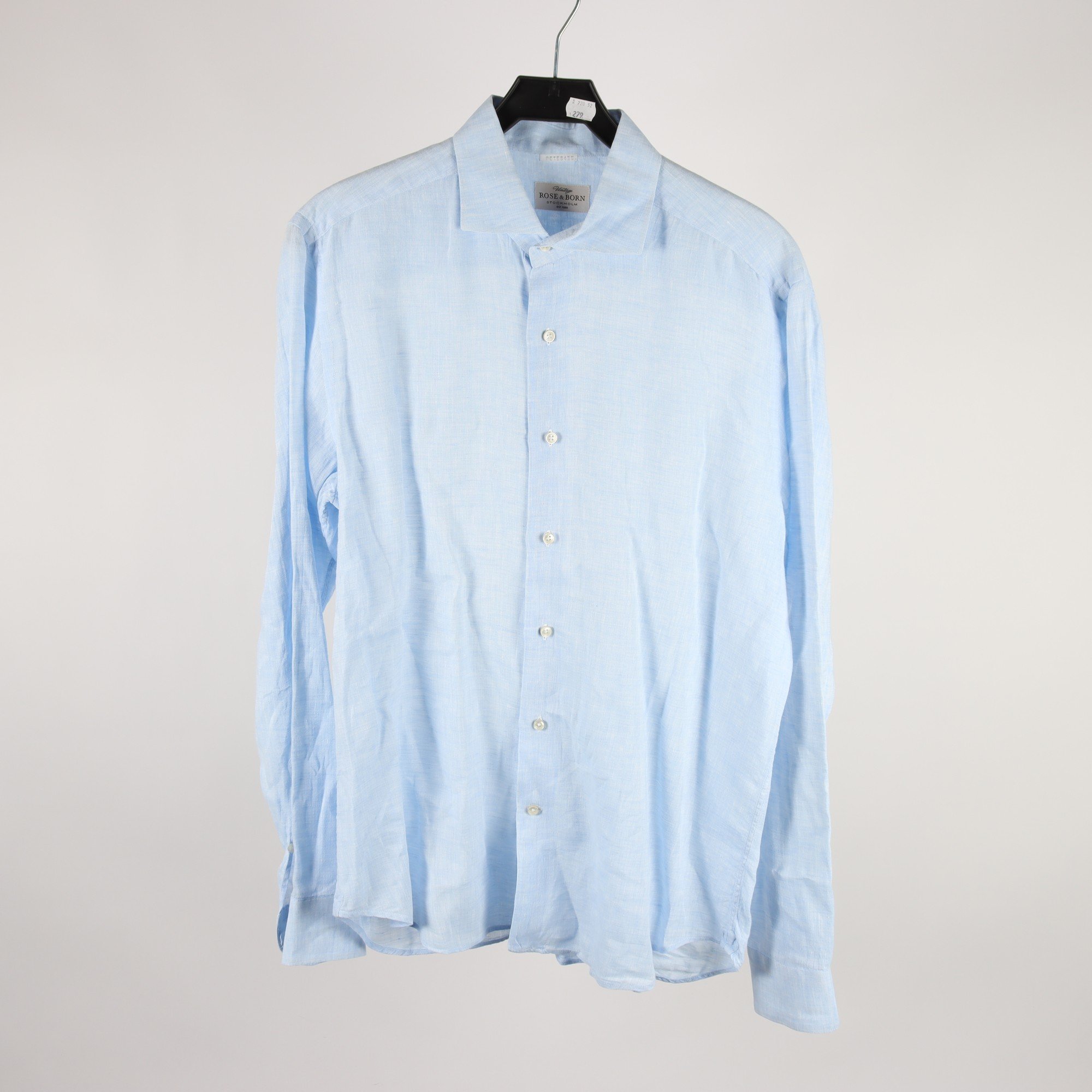 Skjorta, Rose & Born, blå, stl. 43/17