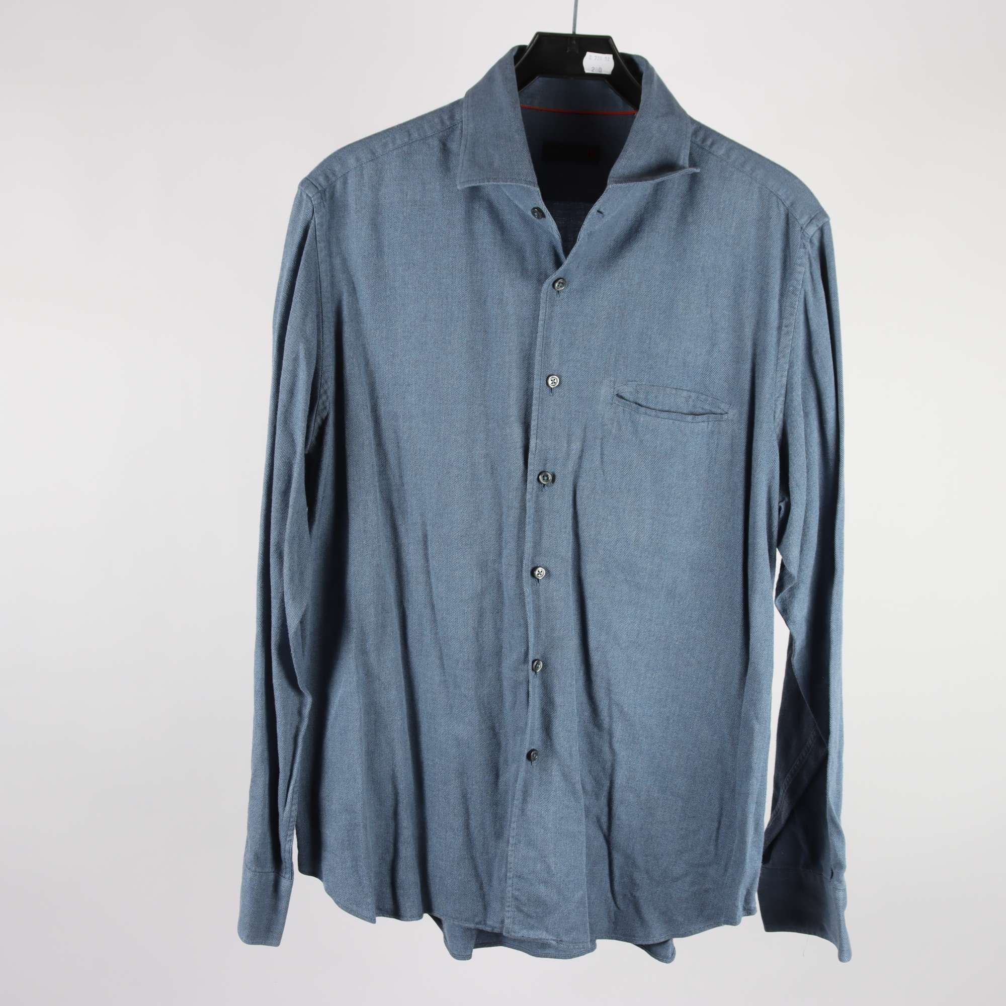 Skjorta, Corneliani, blå, stl. 43/17 (XL)