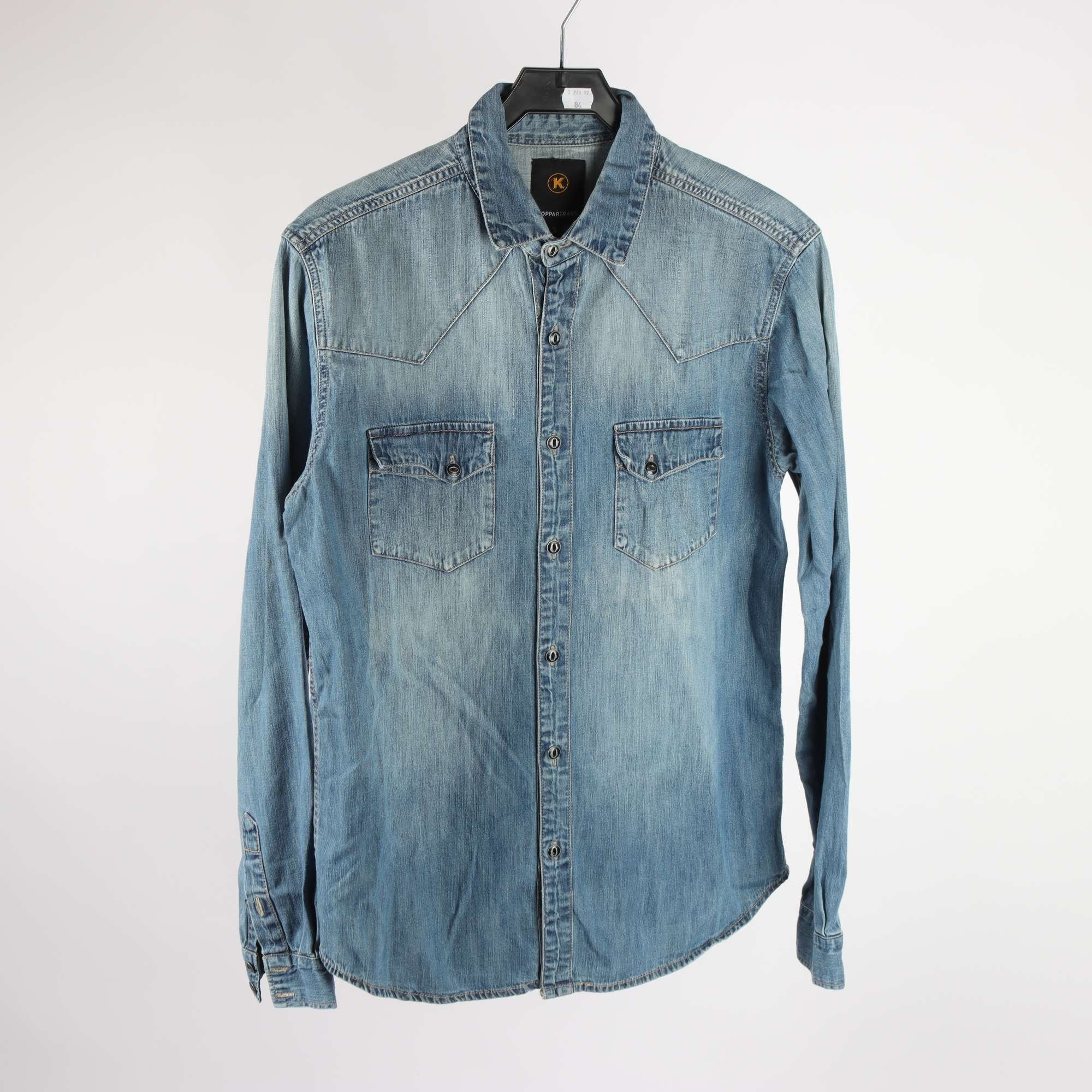 Jeansskjorta, Koppartrans, blå, stl. S