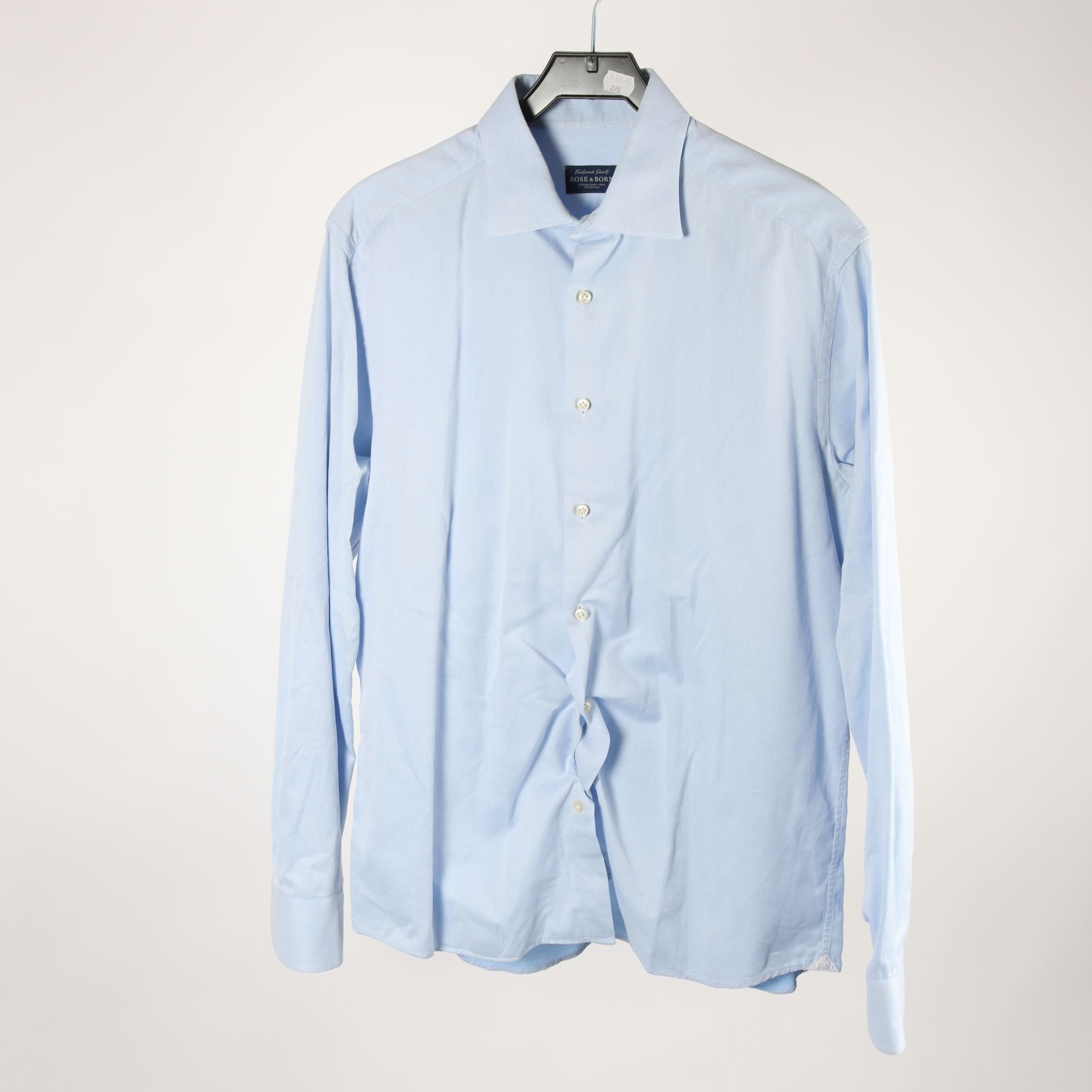 Skjorta, Rose & Born, blå, stl. 42 / 16½ (L)