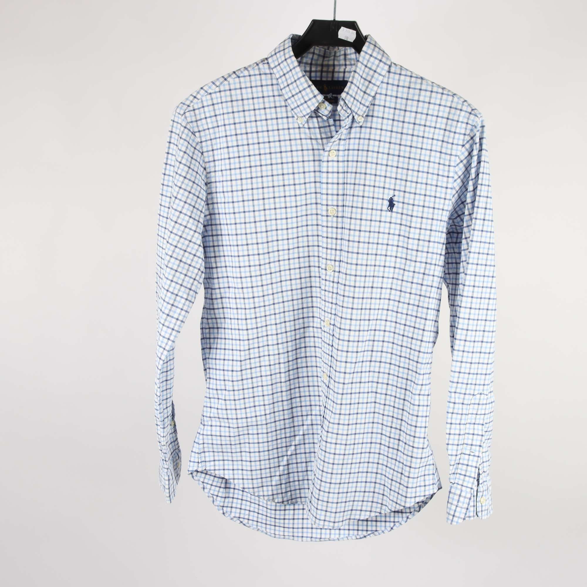 Skjorta, Ralph Lauren, blå, vit, stl. M