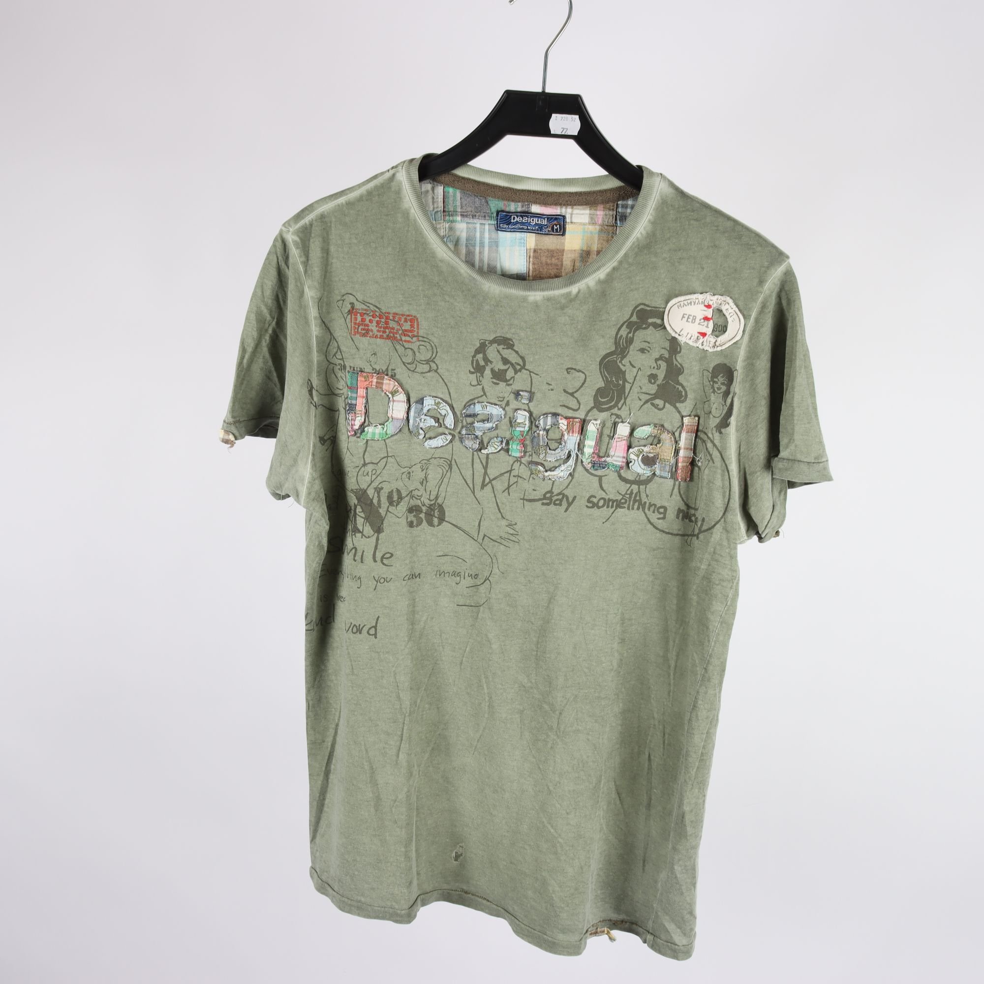 T-shirt, Desigual, grön, stl. M