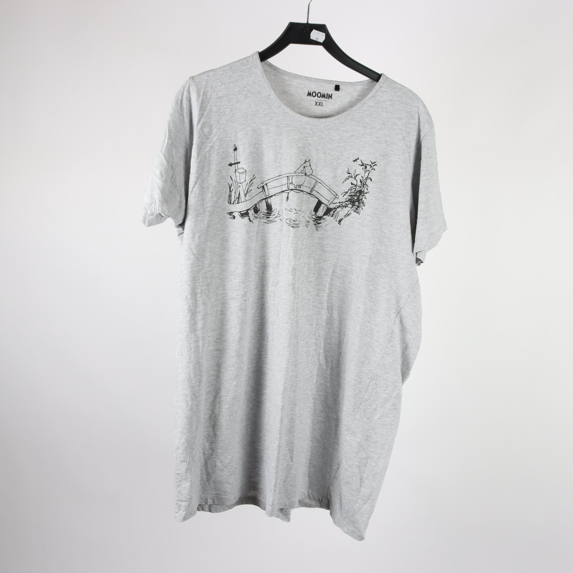 Sovplagg, Moomin,grå, stl. XXL