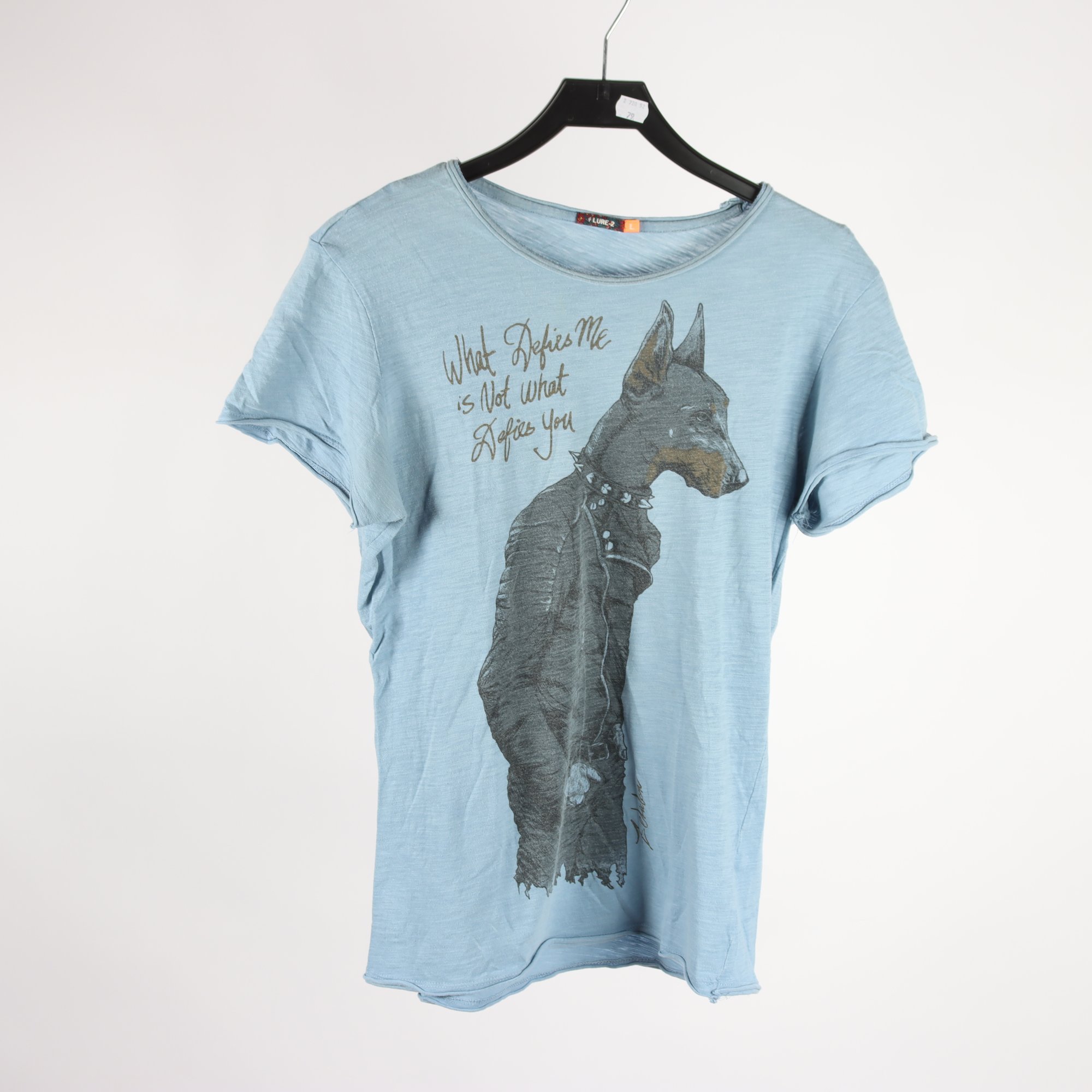 T-shirt, Lure-2, blå, stl. L