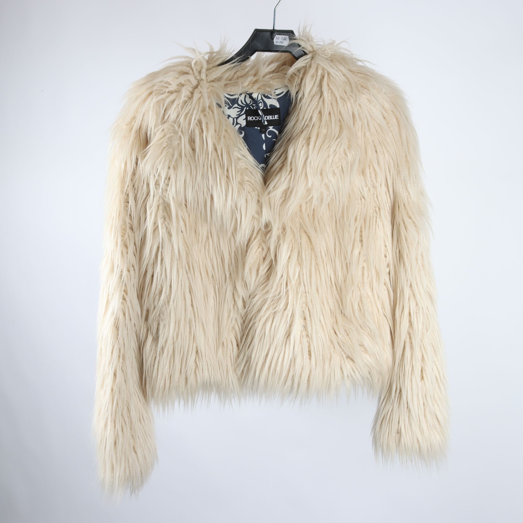jacka i pälsimitation, Rock and Blue, stl. 38