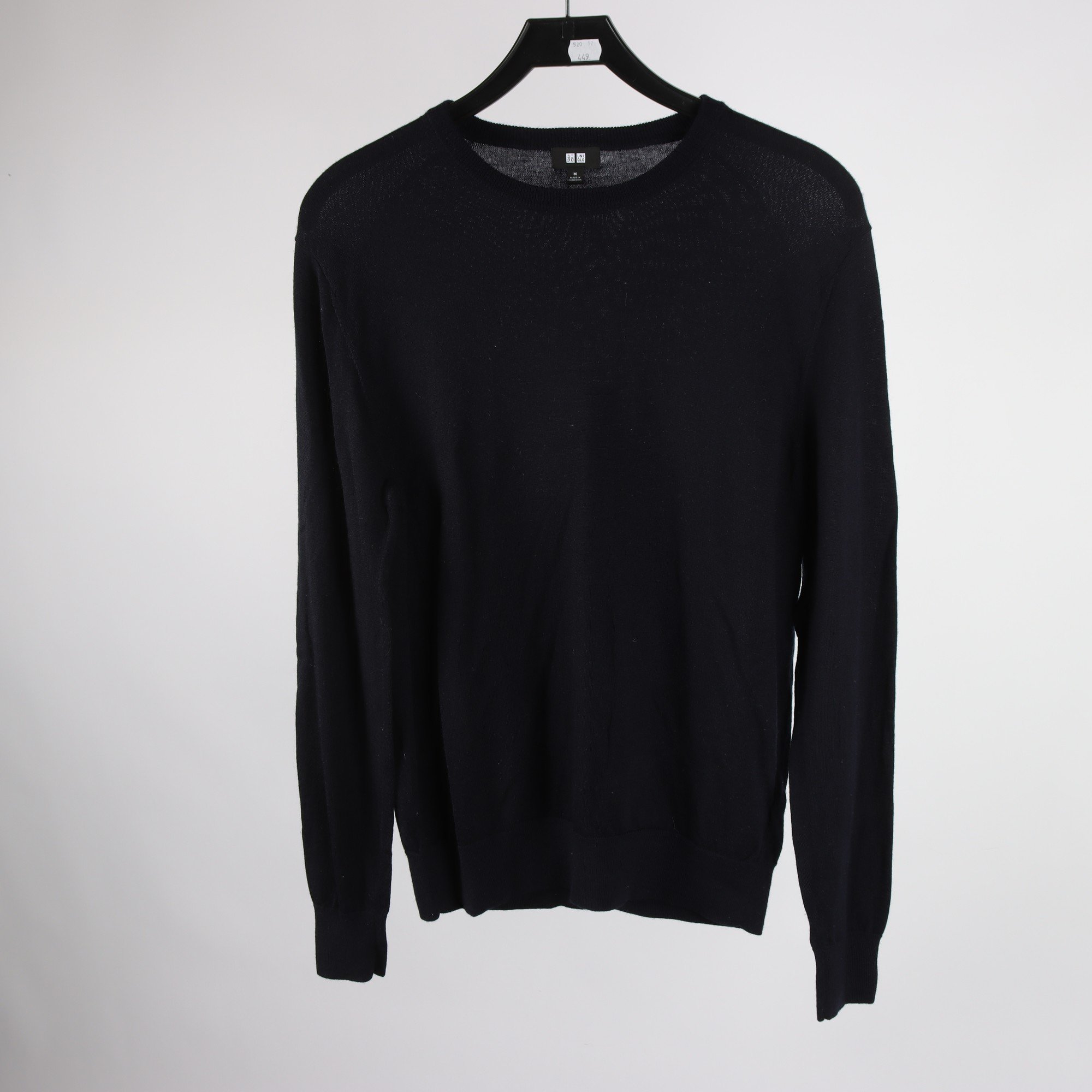 Tröja, Uniqlo, blå, ull, stl. M.