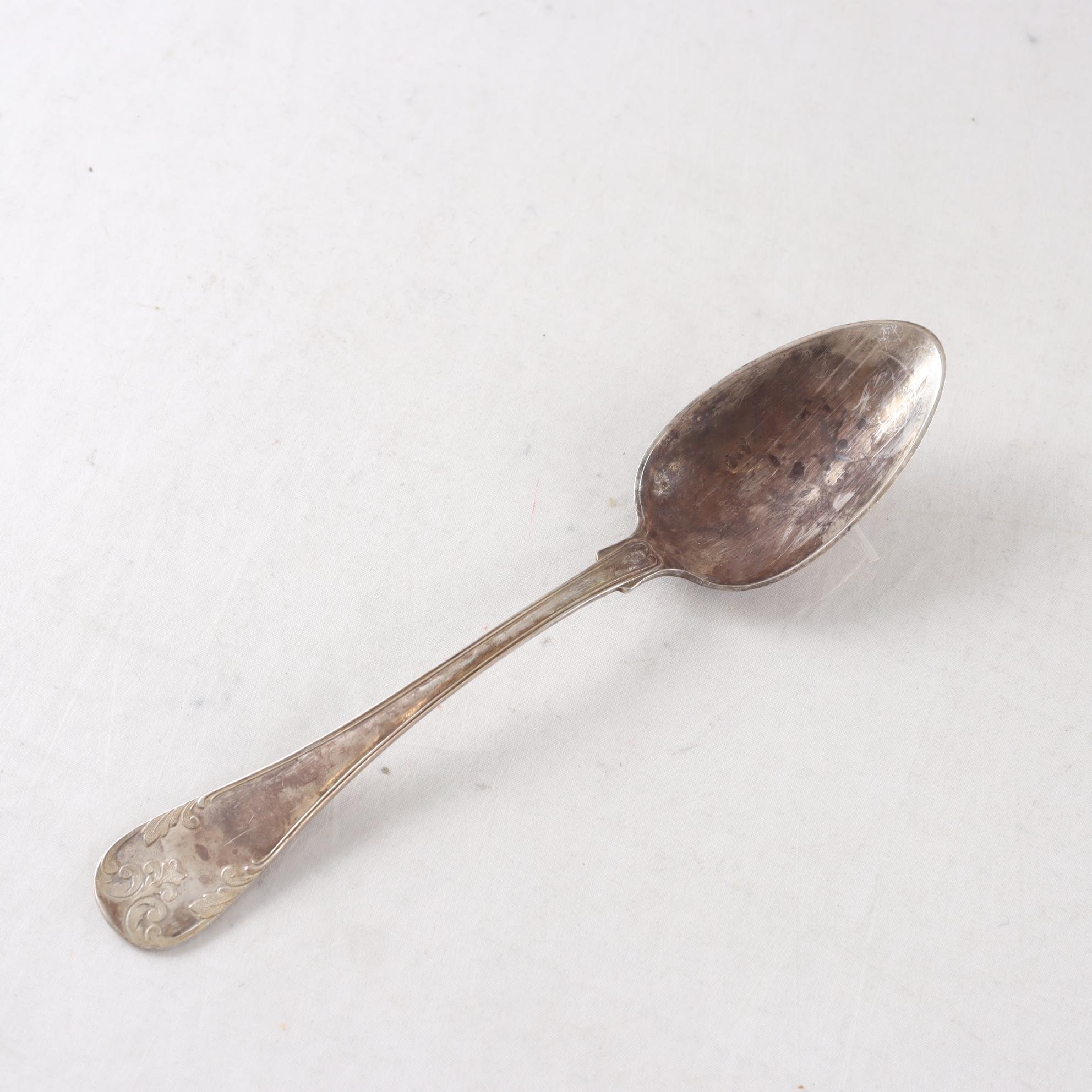 Soppsked, silver, A.B.H, Stockholm, 1912