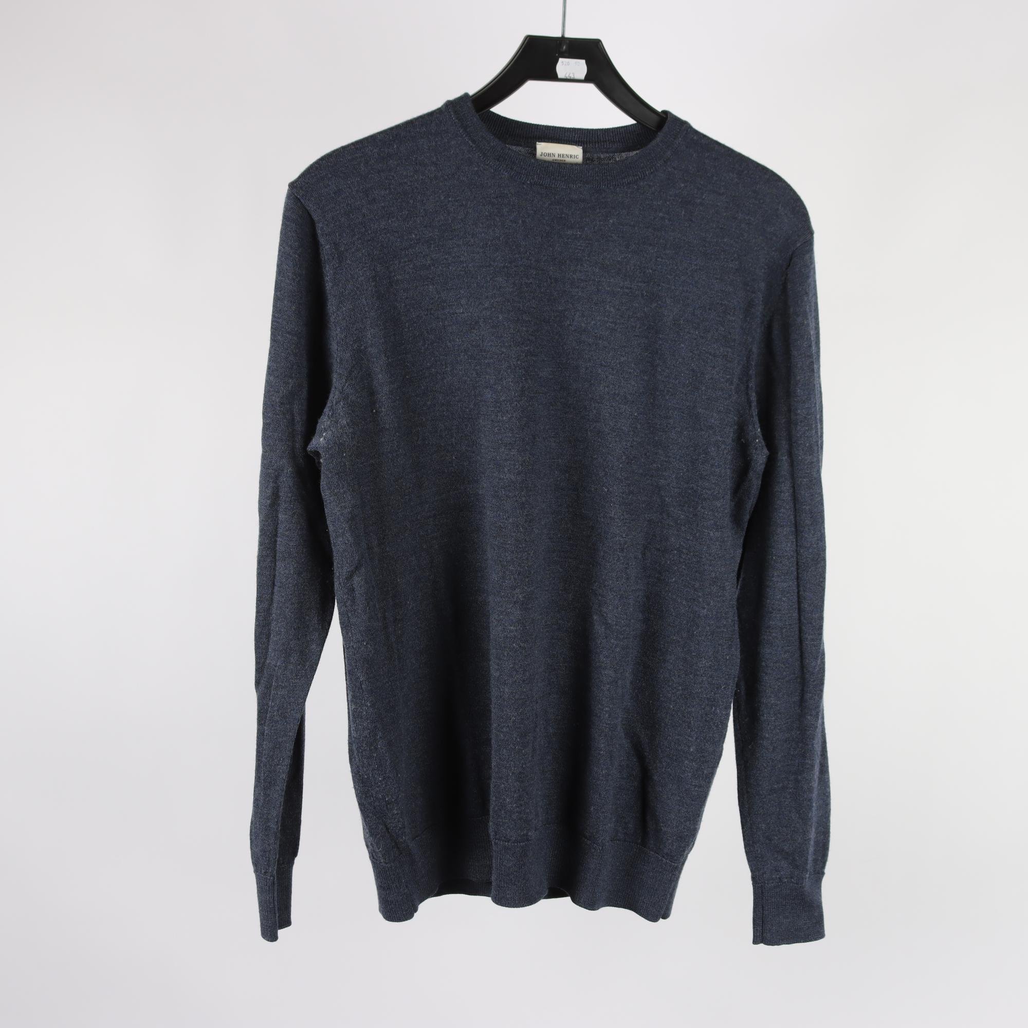 Tröja, John Henric, blå, ull, stl. L.