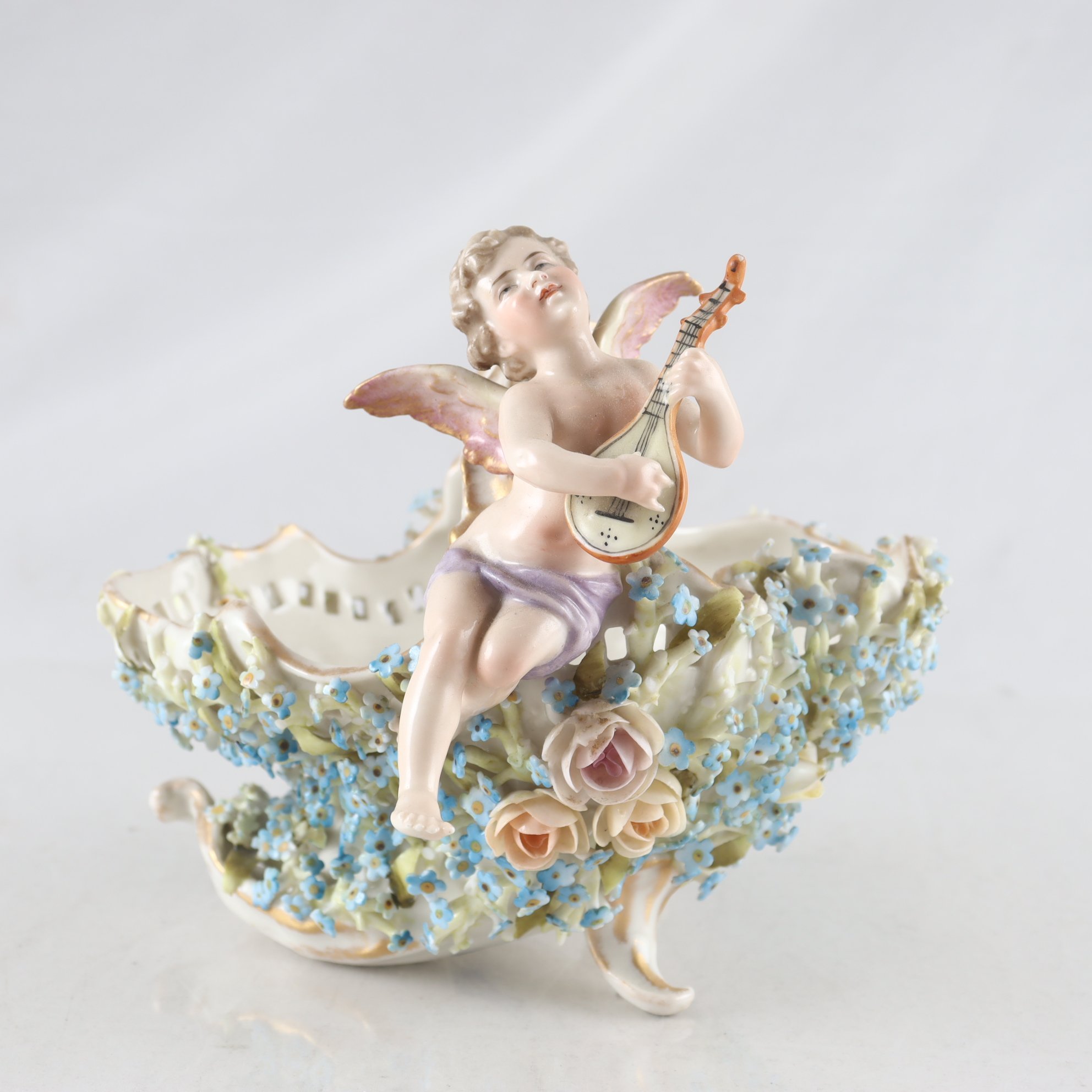 Skål, Plaue, C.G Schierholz & Co, Tyskland, 1800-tal. Samfraktas ej.