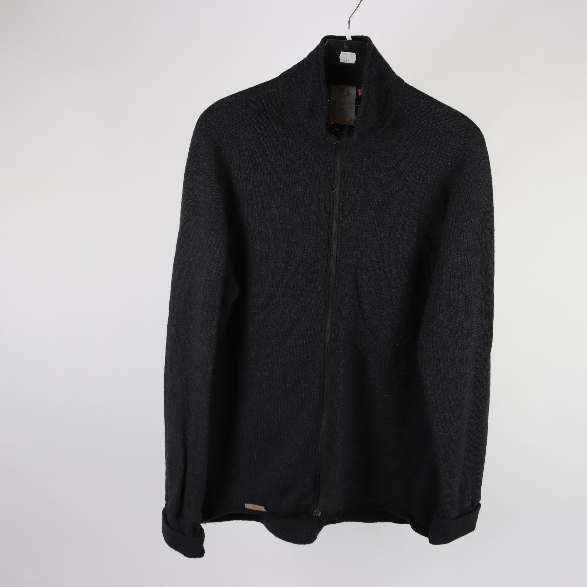 Kofta, Woolpower, grå/blå, ull, stl. L.