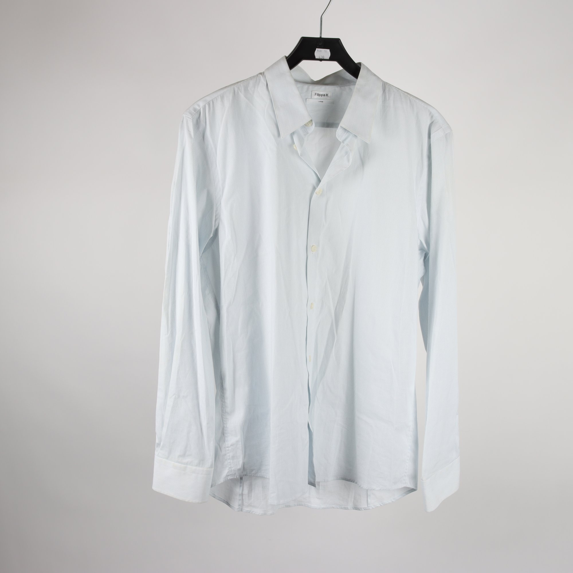 Skjorta, Filippa K, randig, vit, stl. L.