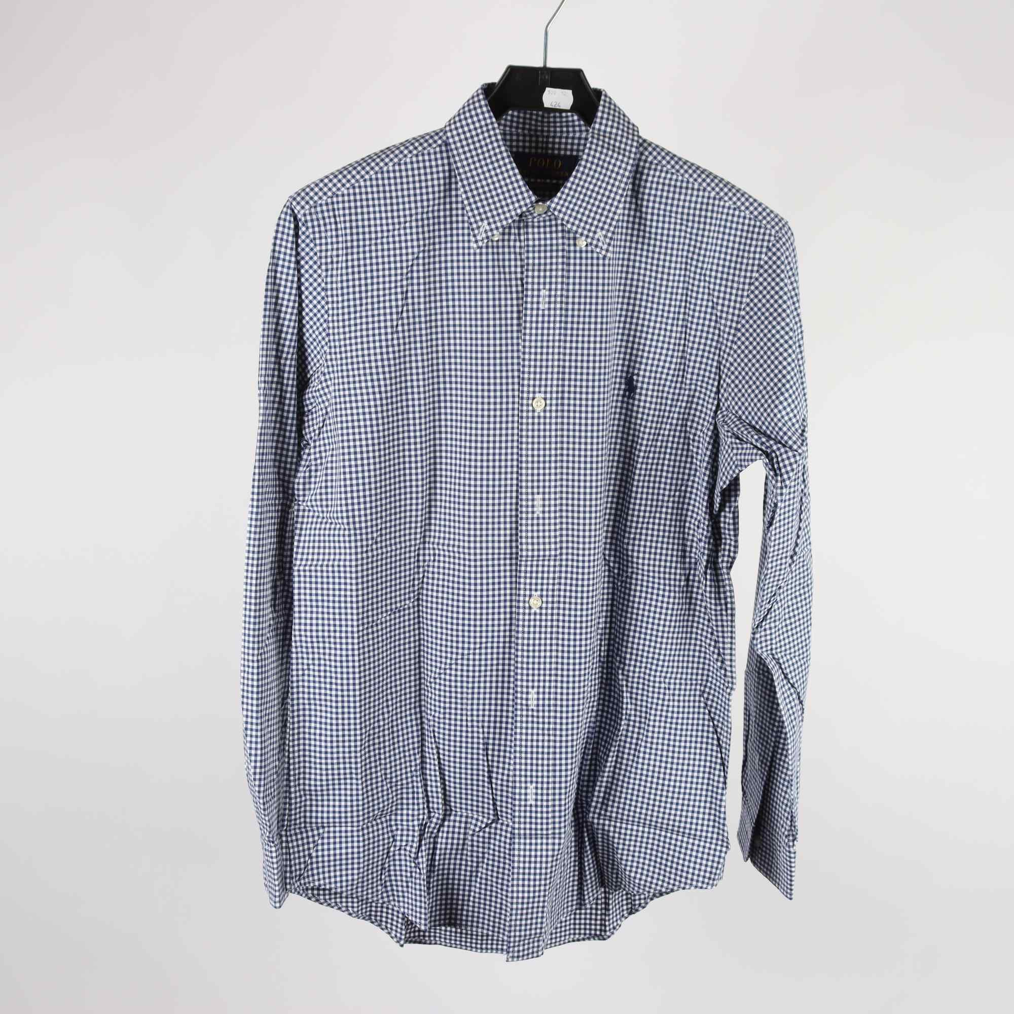 Skjorta, Polo Ralph Lauren, rutig, blå, vit, stl. S.