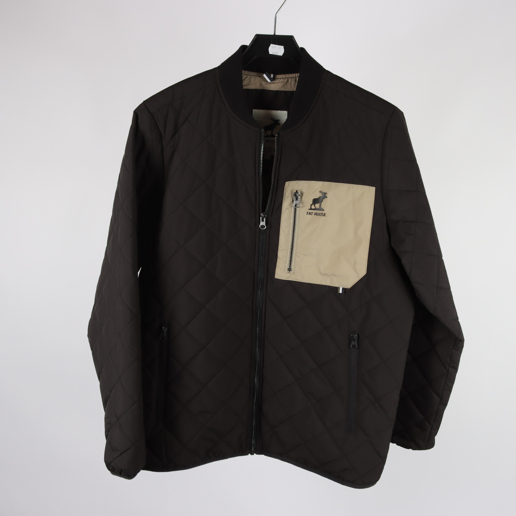 Jacka, Fat Moose, svart, brun, stl. L.