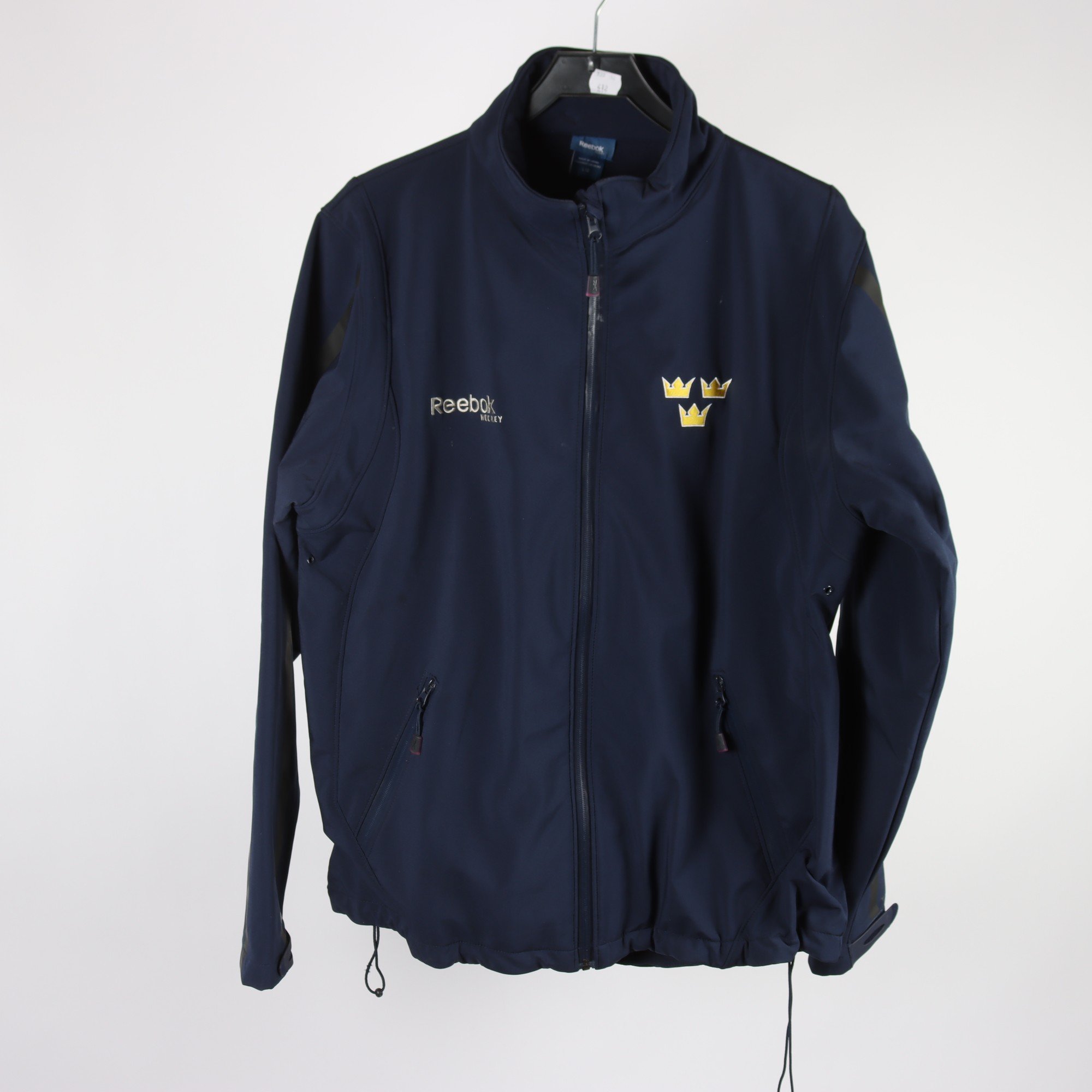 Softshelljacka, Reebok, Tre Kronor, blå, stl. L.