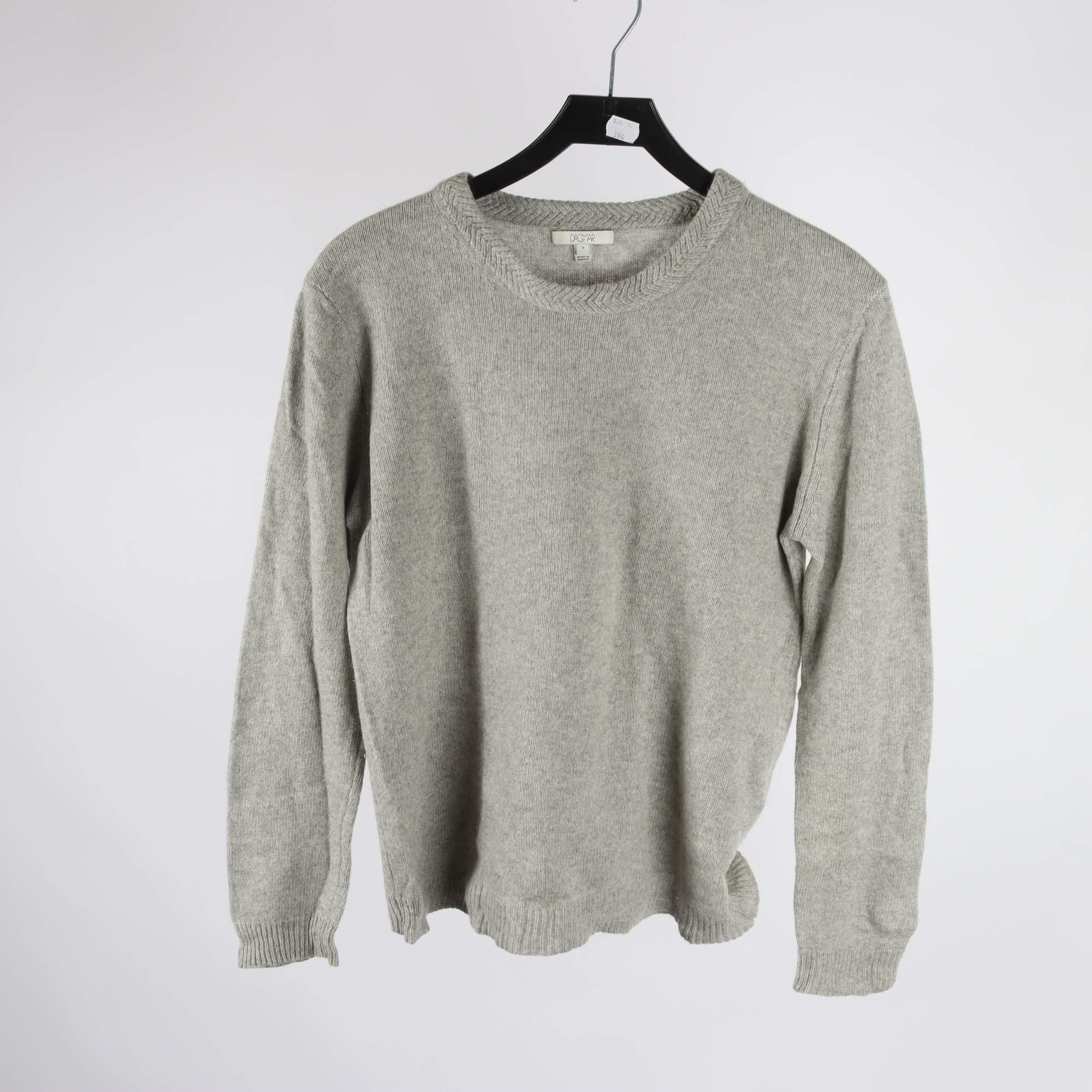Tröja, Dagmar, grå, 100% cashmere, stl. S.