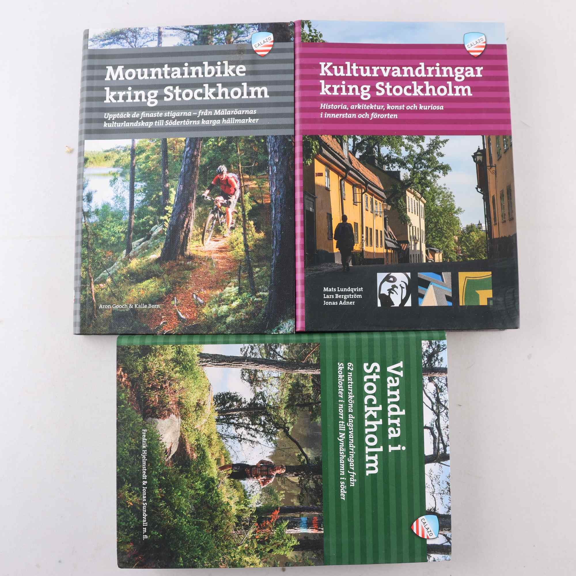 Calazo friluftsböcker, paket med 3 volymer
