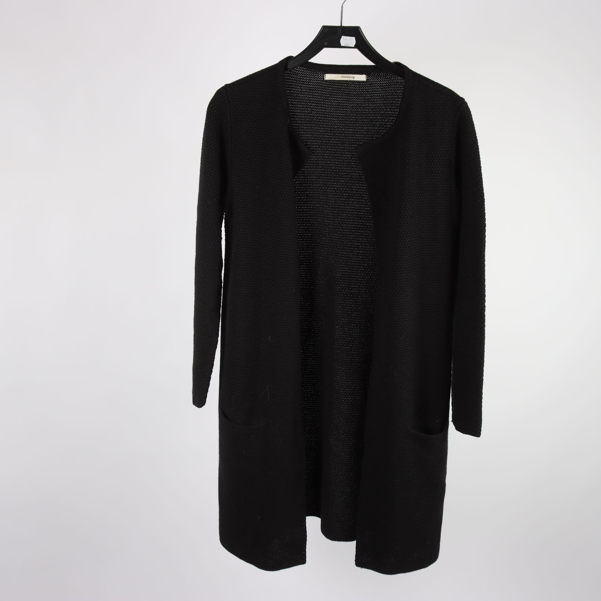 Kofta, Sibin Linnebjerg, svart, ull, stl. S.