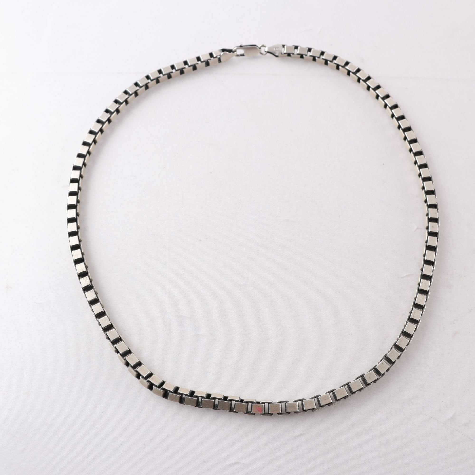 Halsband, Venezia länk, silver 925, vikt: 67.7g