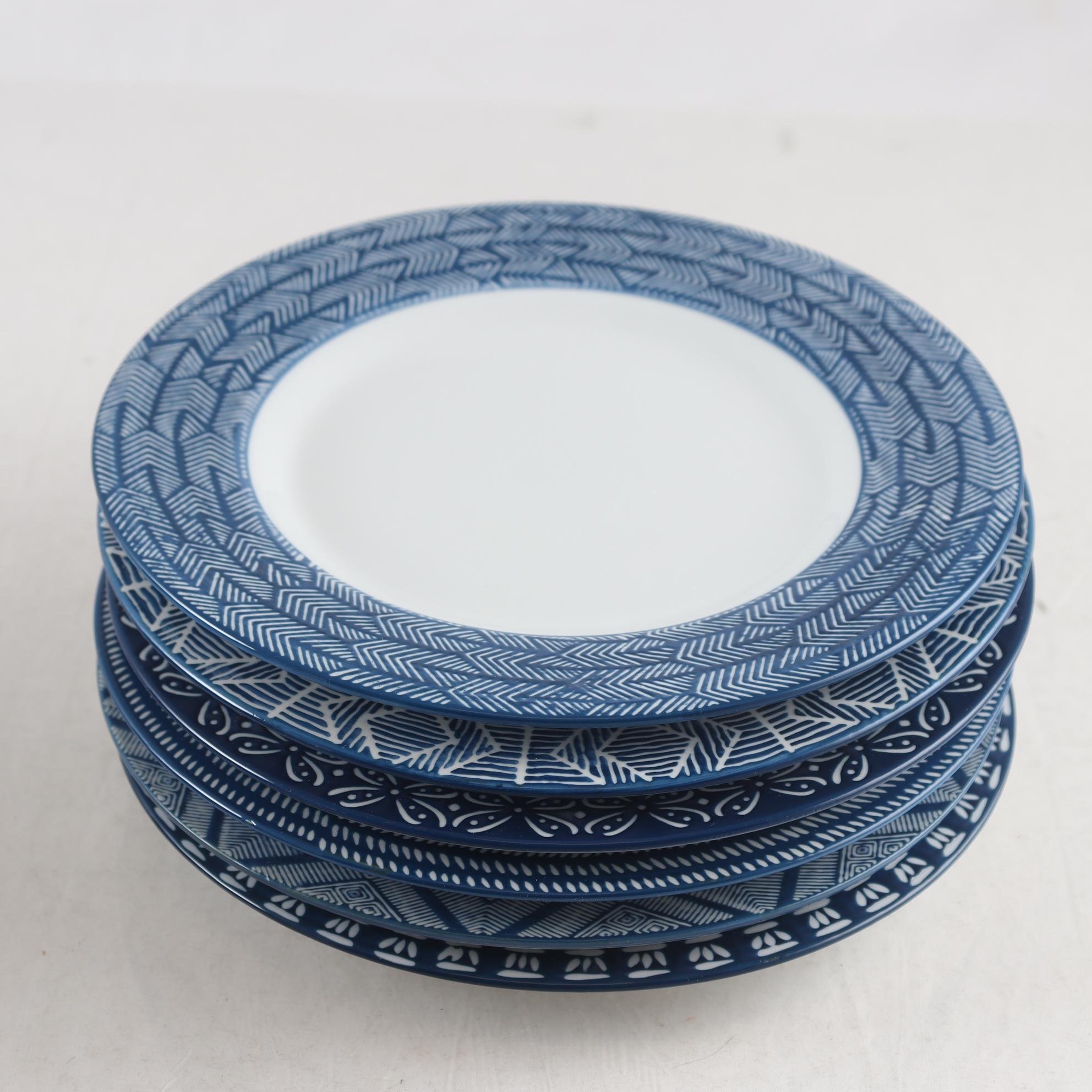 Assietter, ”Capri Azzurra”, Newport, 6 st. Samfraktas ej.