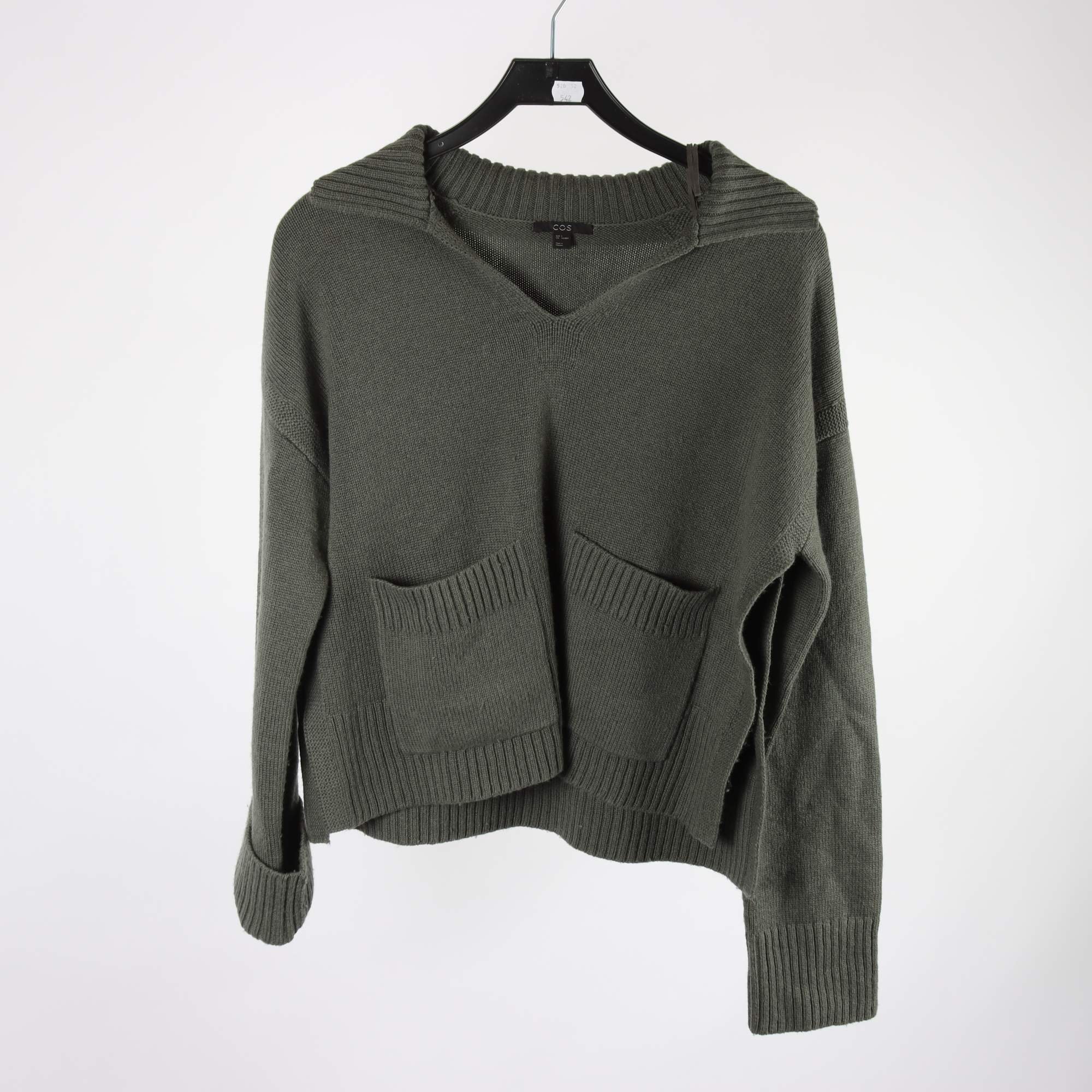 Tröja, COS, grön, ull, stl. S.