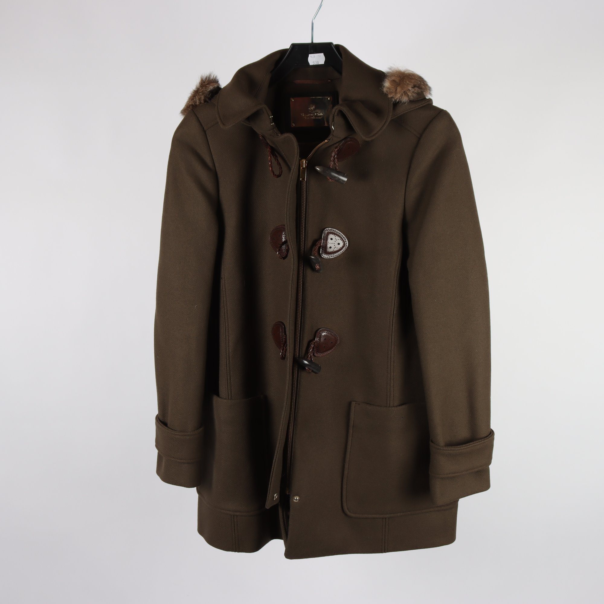 Kappa, Massimo Dutti, grön, ullmix, stl. 40.