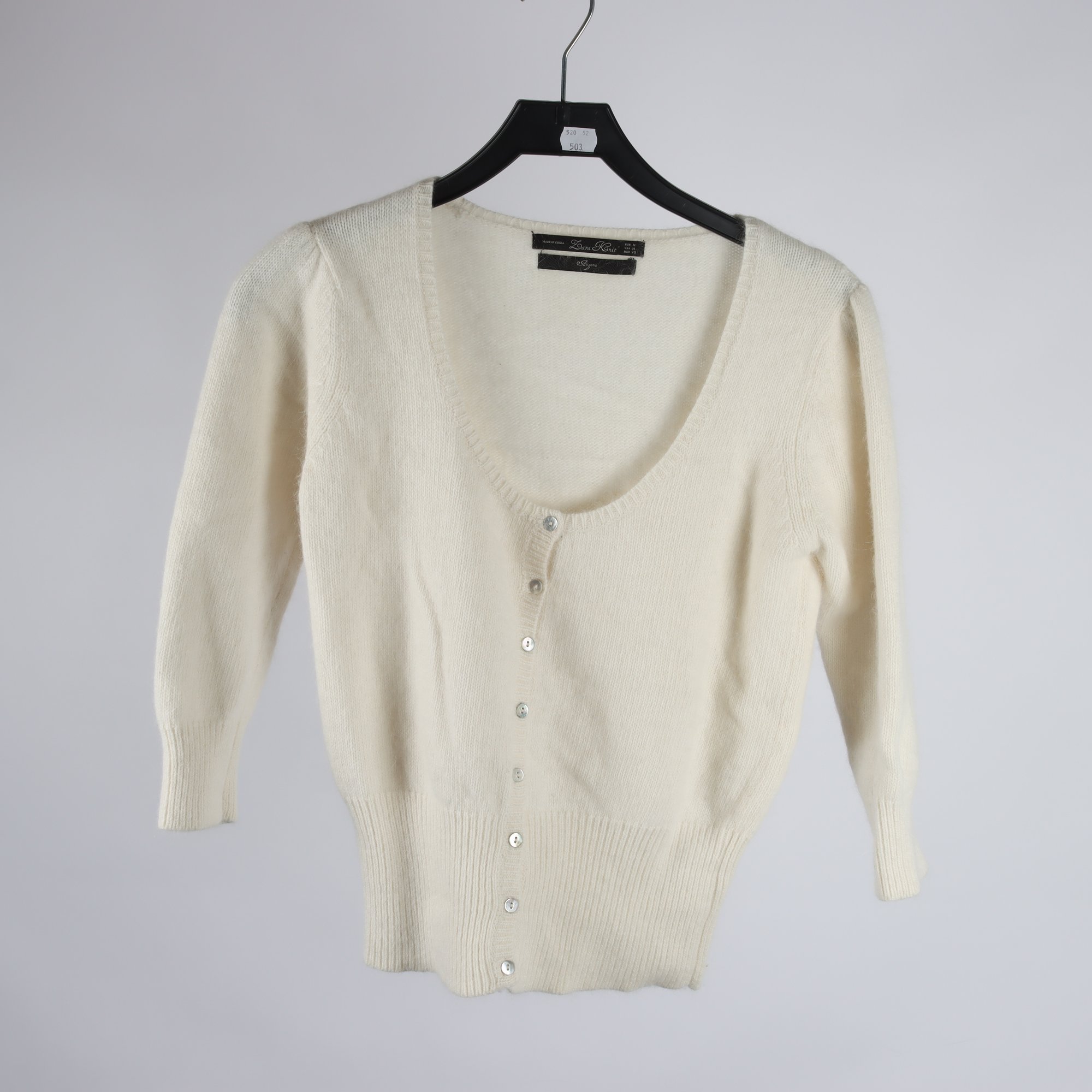 Kofta, Zara, offwhite, angora, stl. M.