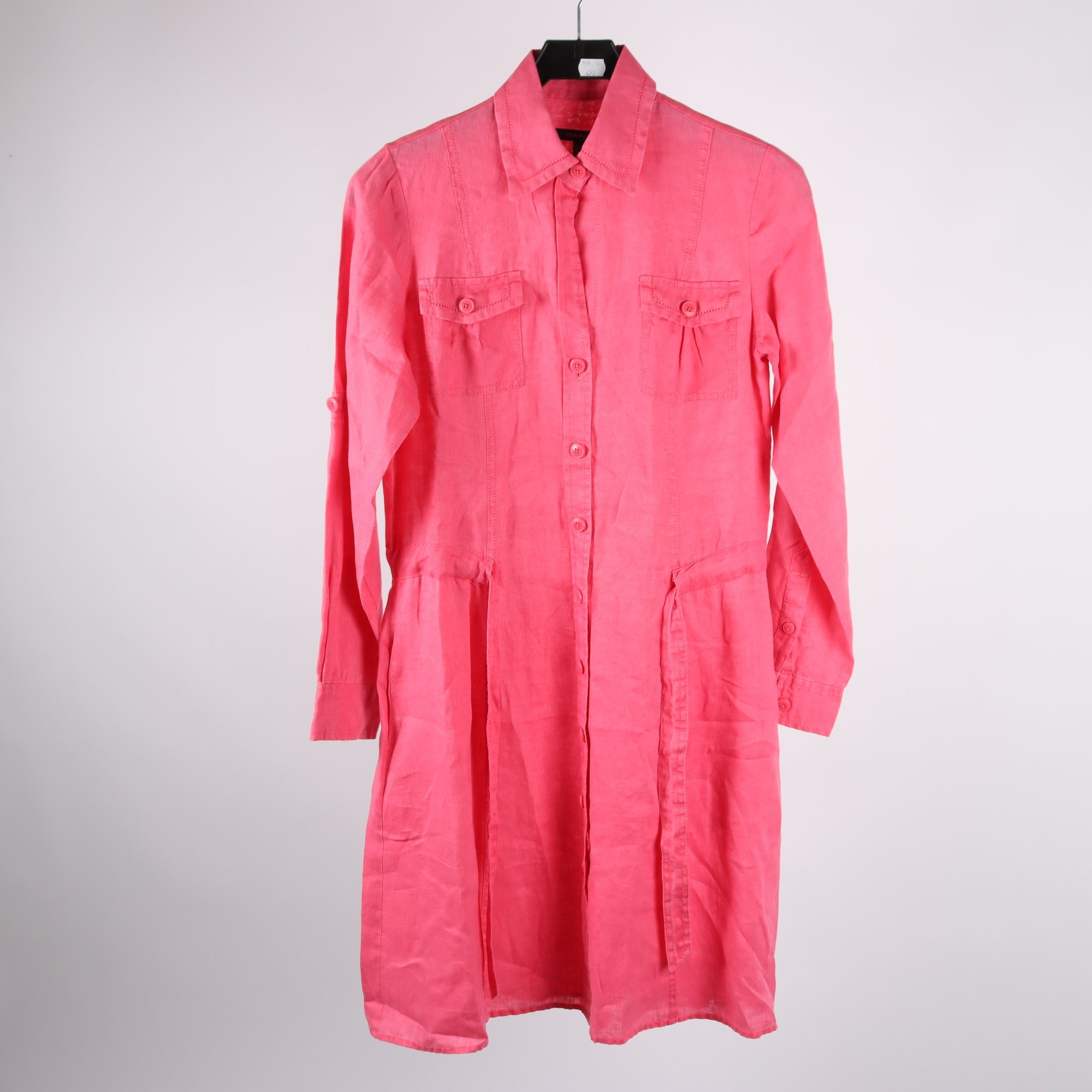 Klänning, Gant, rosa, lin, stl. 38.