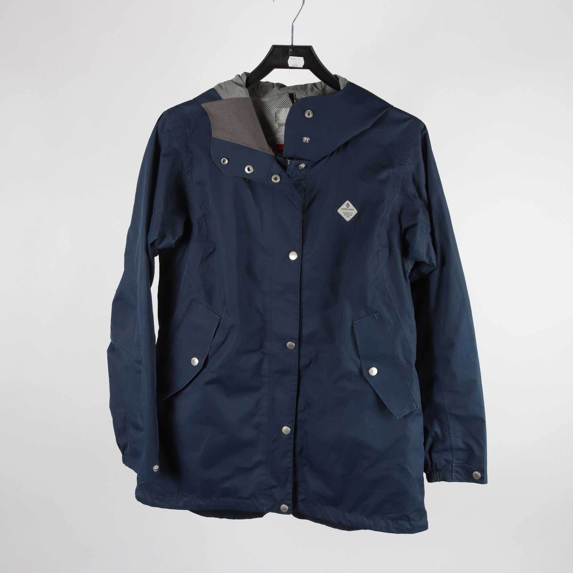 Vindjacka, Didriksons, blå, stl. 38.