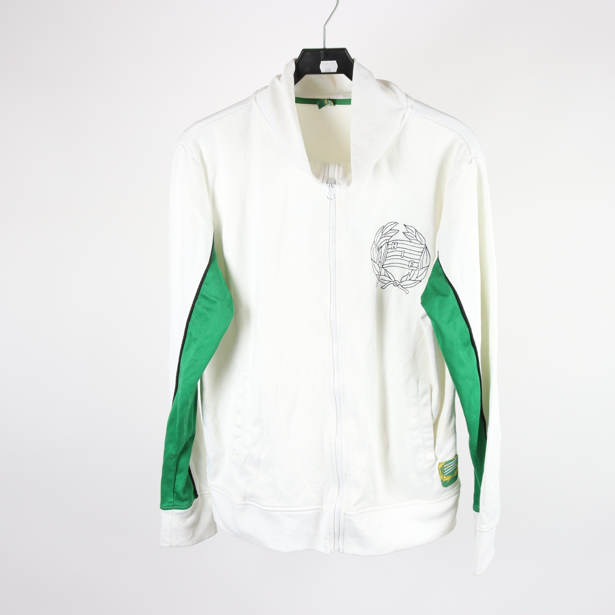 Sportjacka, Hammarby, HIF, vit, grön, stl. L.