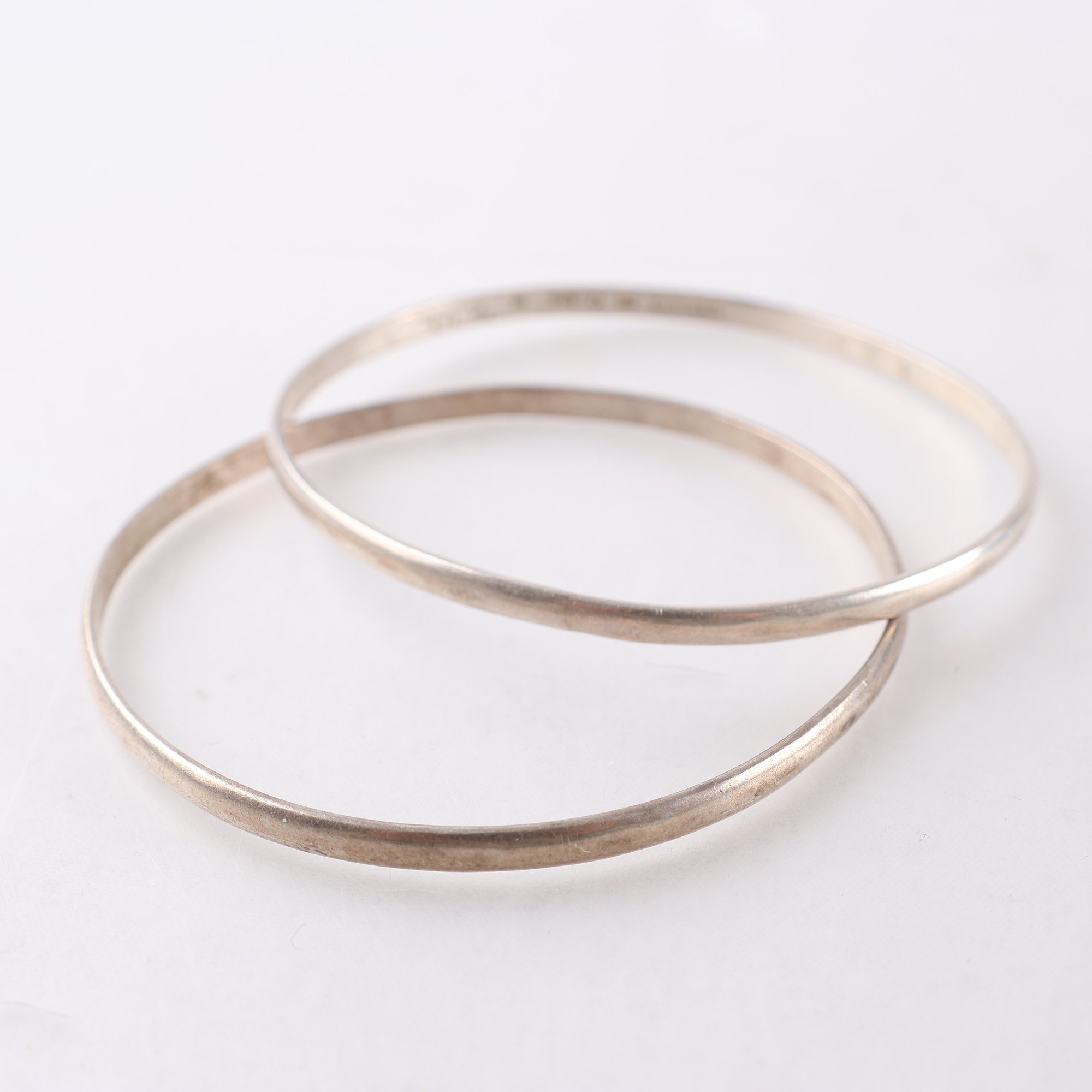 Armringar, Sterling silver, Vikt: 19.5g