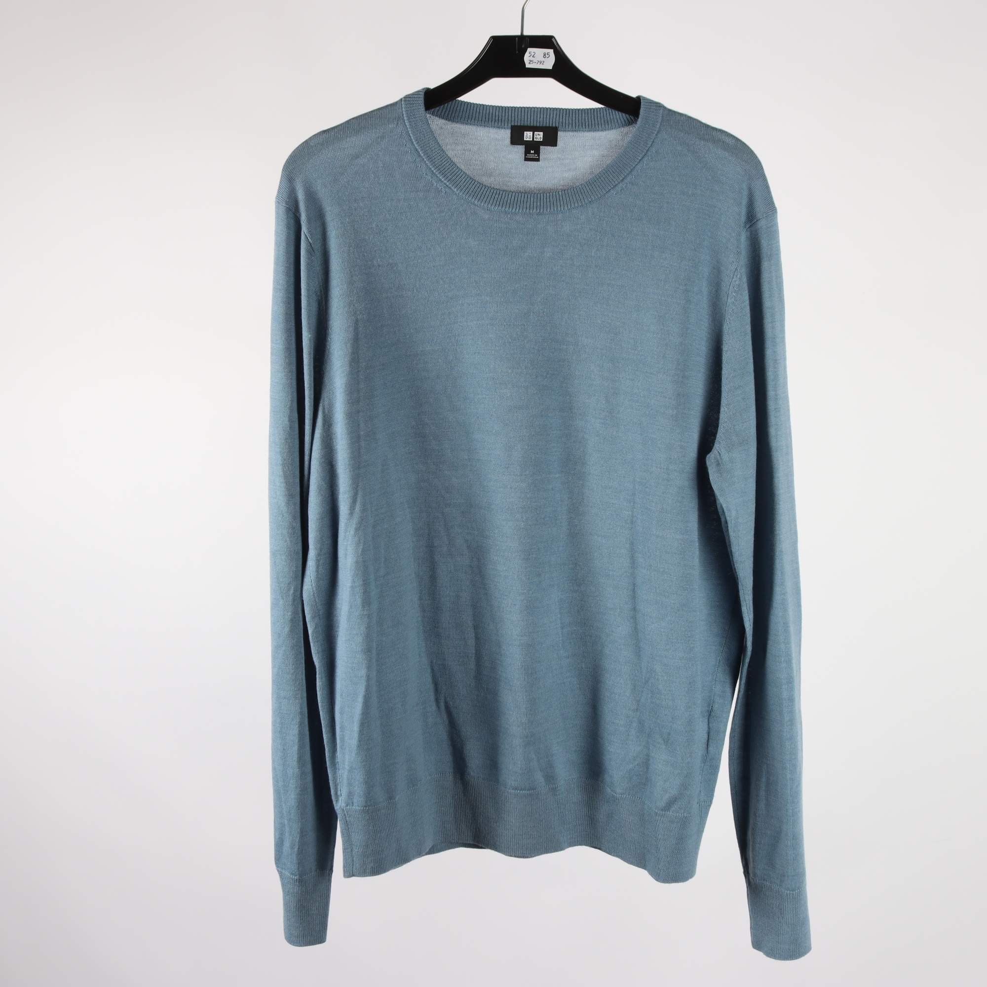 Stickad tröja, Uniqlo, 100% ull, stl. M