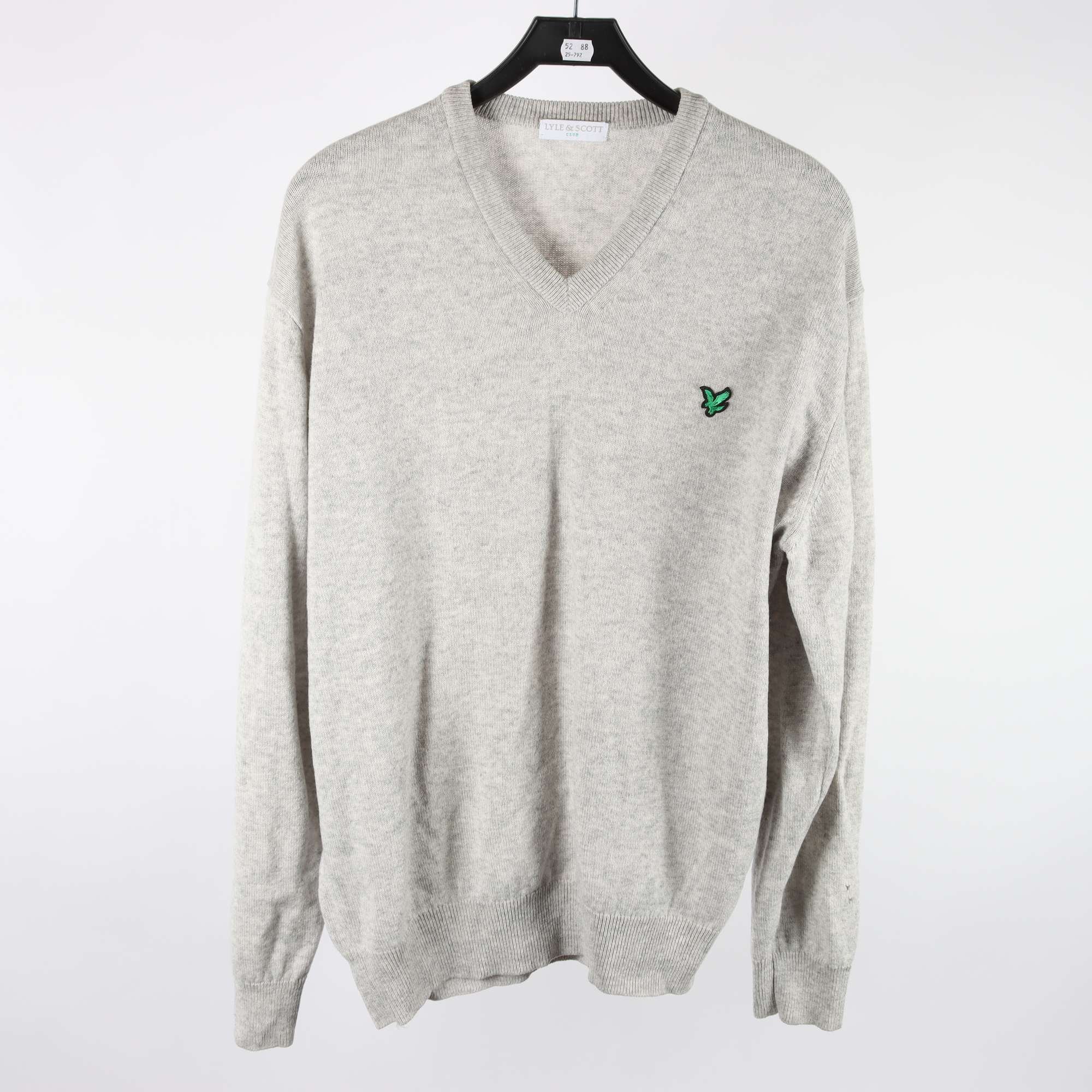 Stickad tröja, Lyle & Scott ”Club”, stl. XL