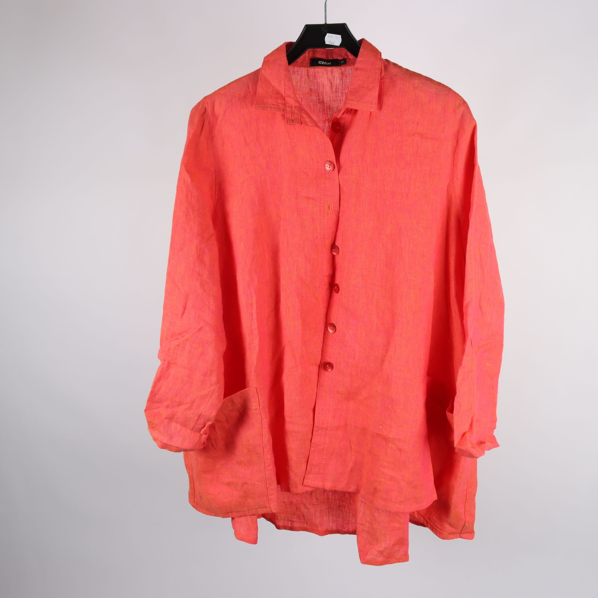 Blus/tunika, Ralston, orange, lin, stl. S.