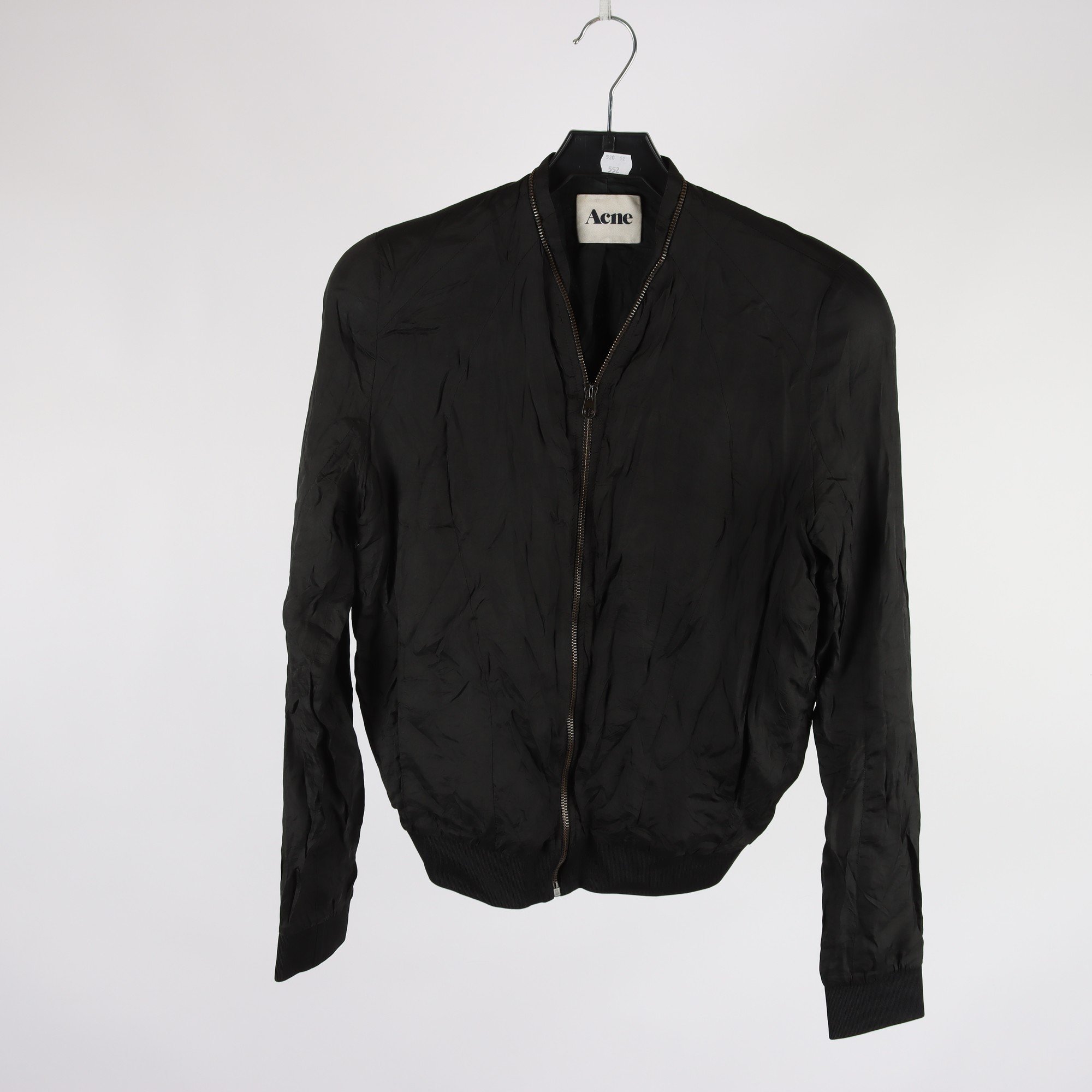 Jacka, Acne, svart, stl. 38.