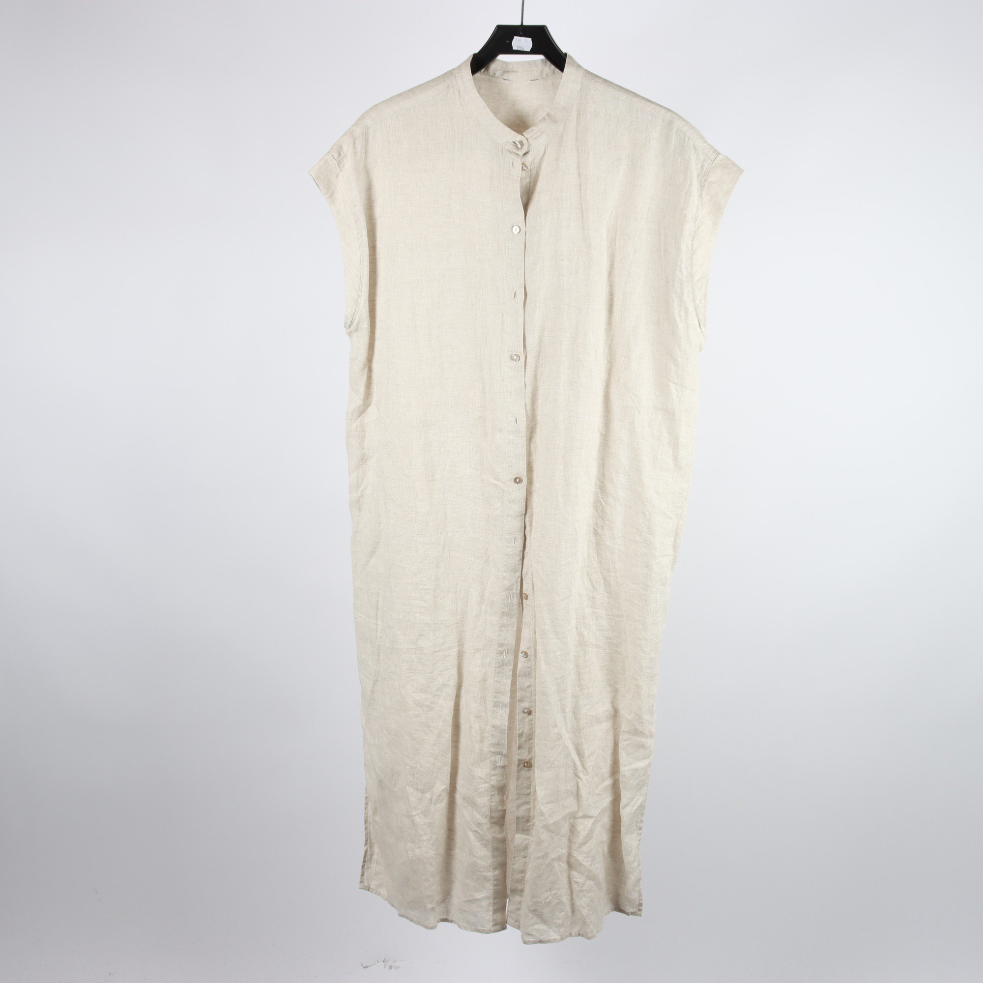 Klänning, Okänd, beige, lin, stl. ca. L/XL.