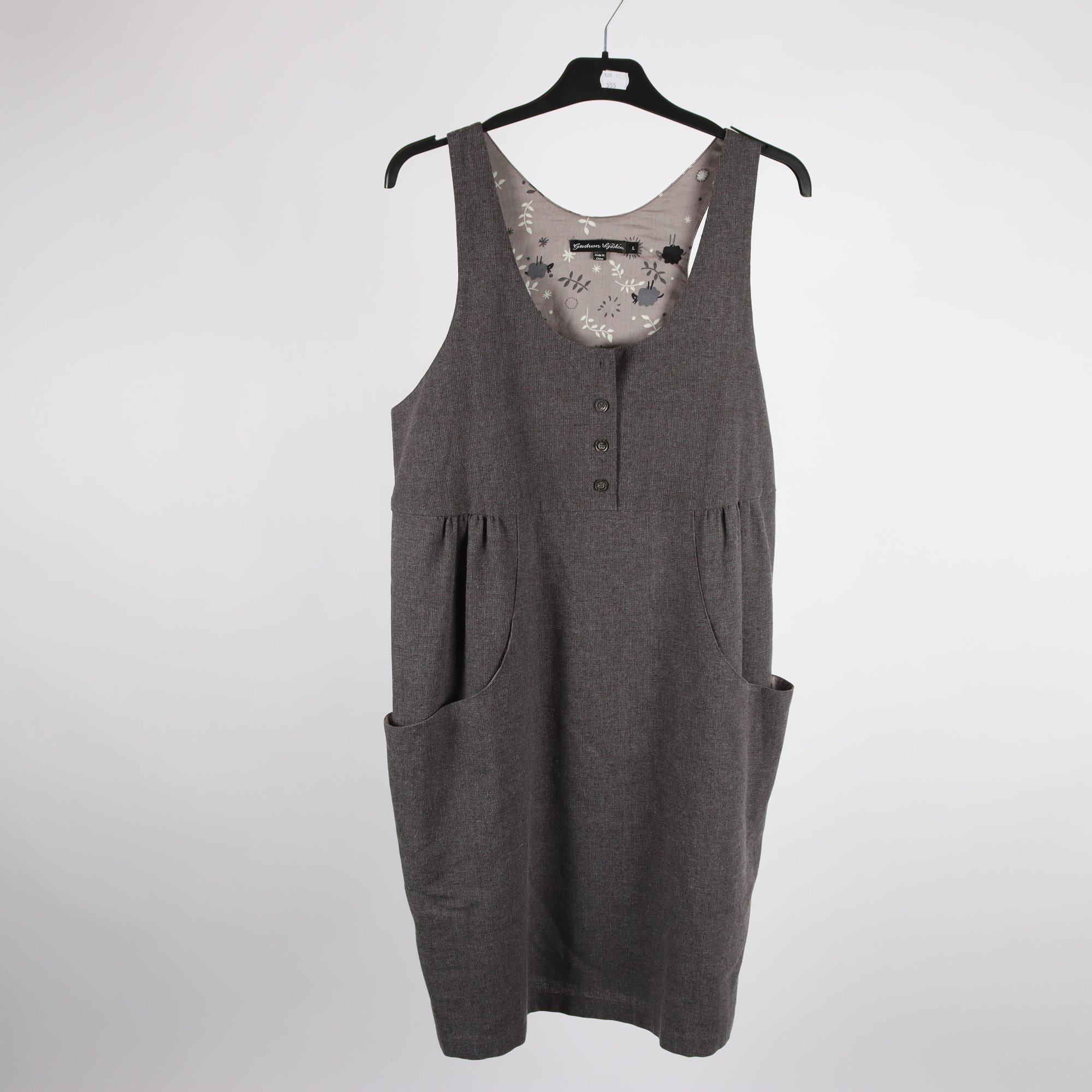 Klänning, Gudrun Sjödén, grå, stl. L.