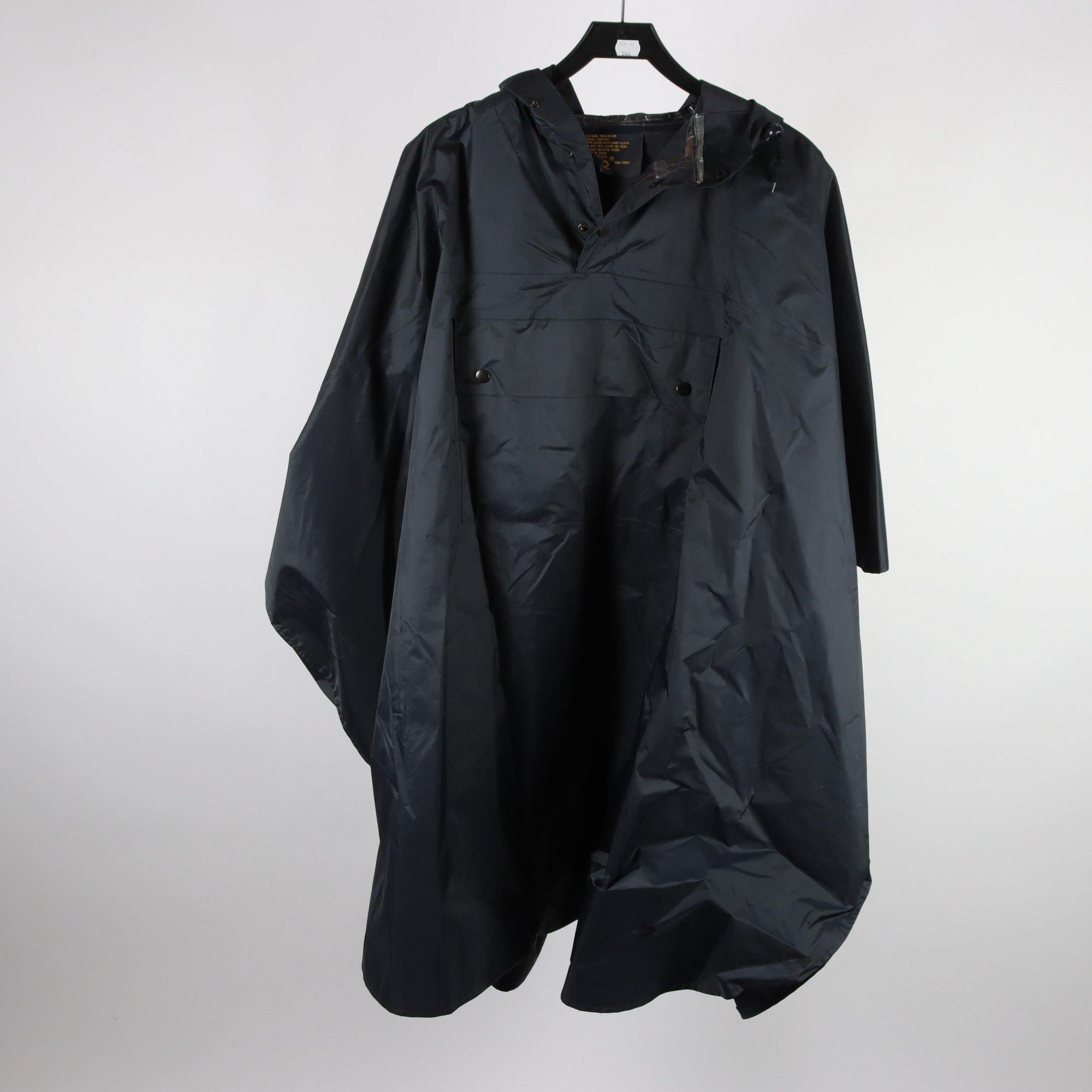 Skalponcho, JO Sport, blå, stl. one size.