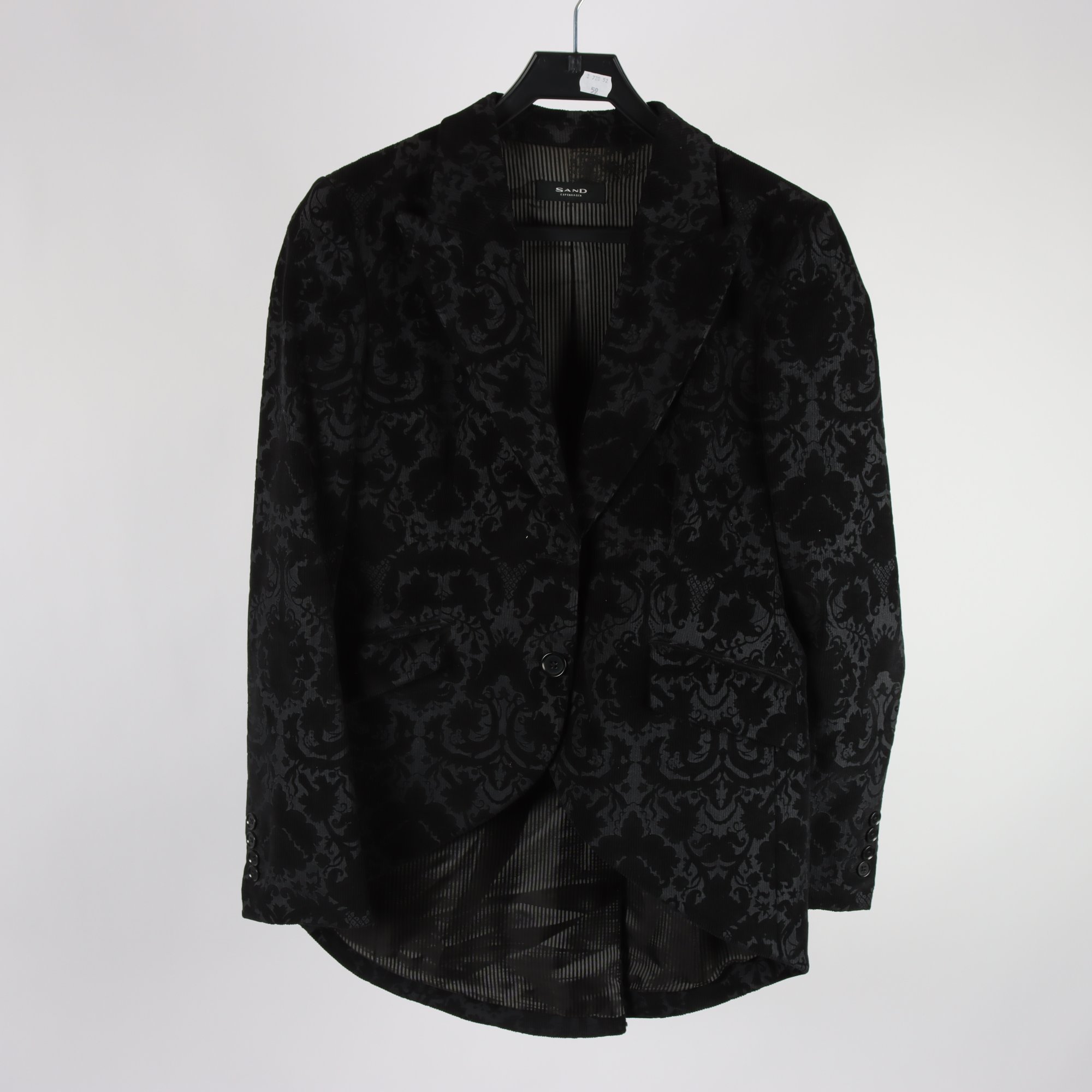 Kavaj, Sand, svart, stl. 40