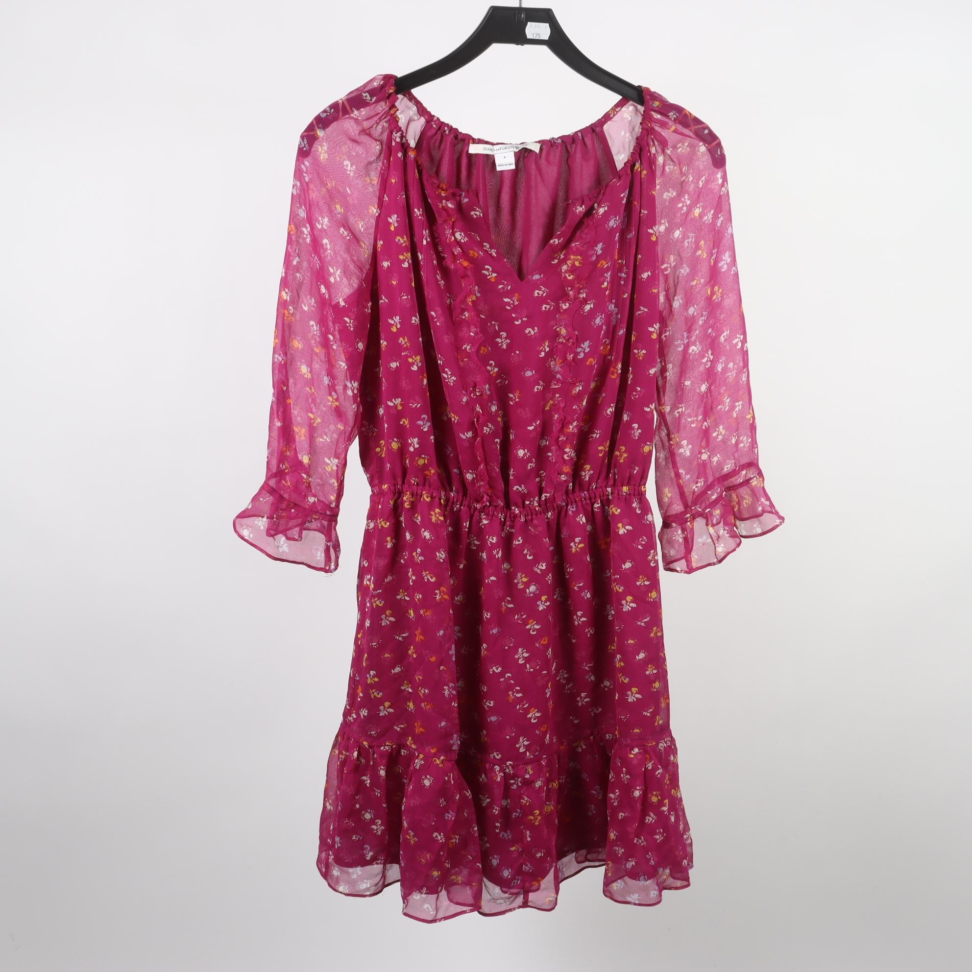 Klänning, Diane von Furstenberg, rosa, stl. 6 (S)