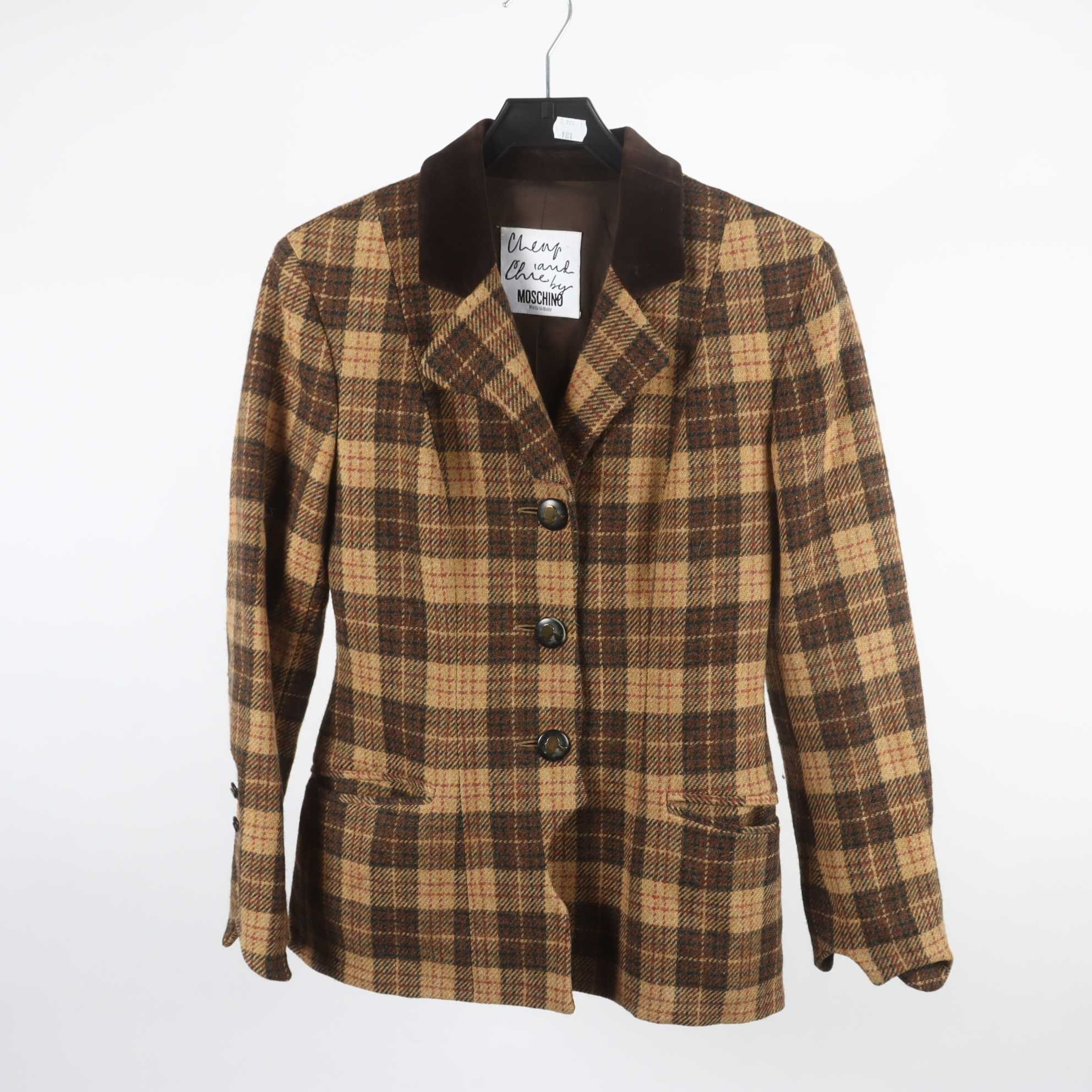 Kavaj, Cheap and Chic by Moschino, brun, stl. 38