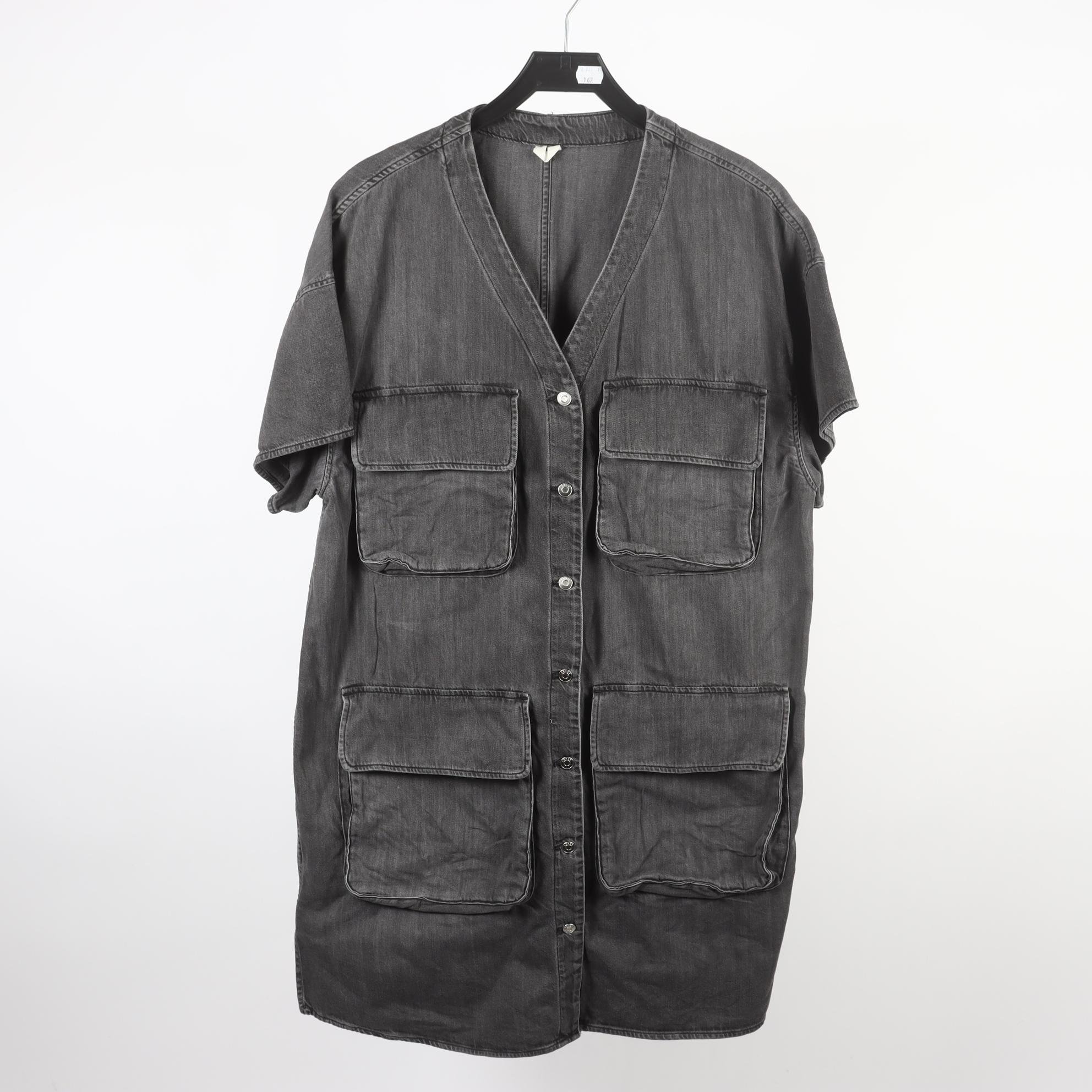 Jeansklänning, Arket, svart, stl. 42