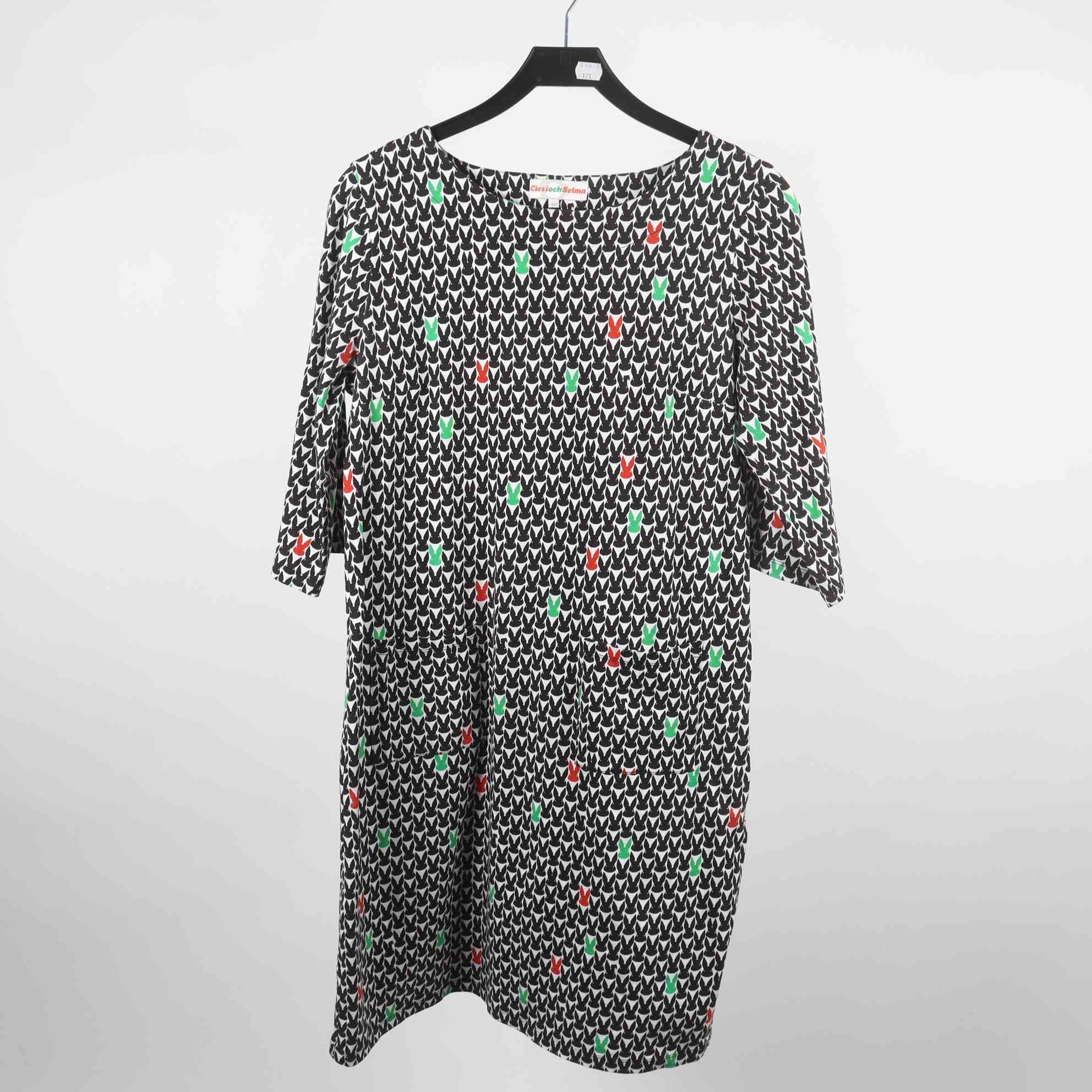 Klänning, Cissi och Selma, mönstrad, stl. M