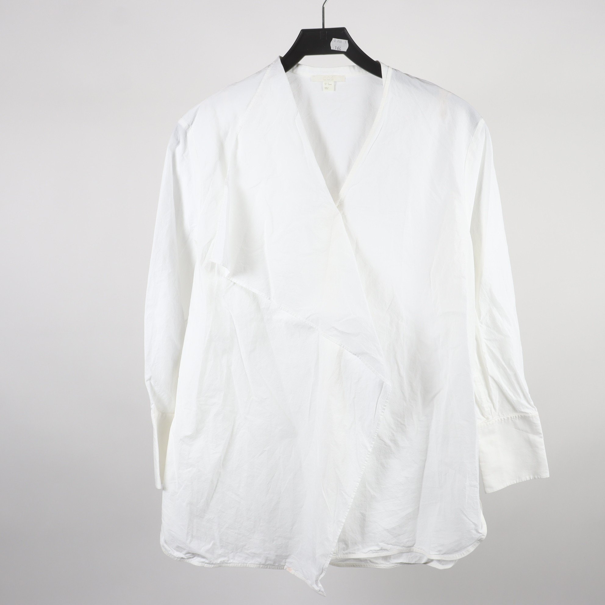 Blus, COS, vit, stl. 36